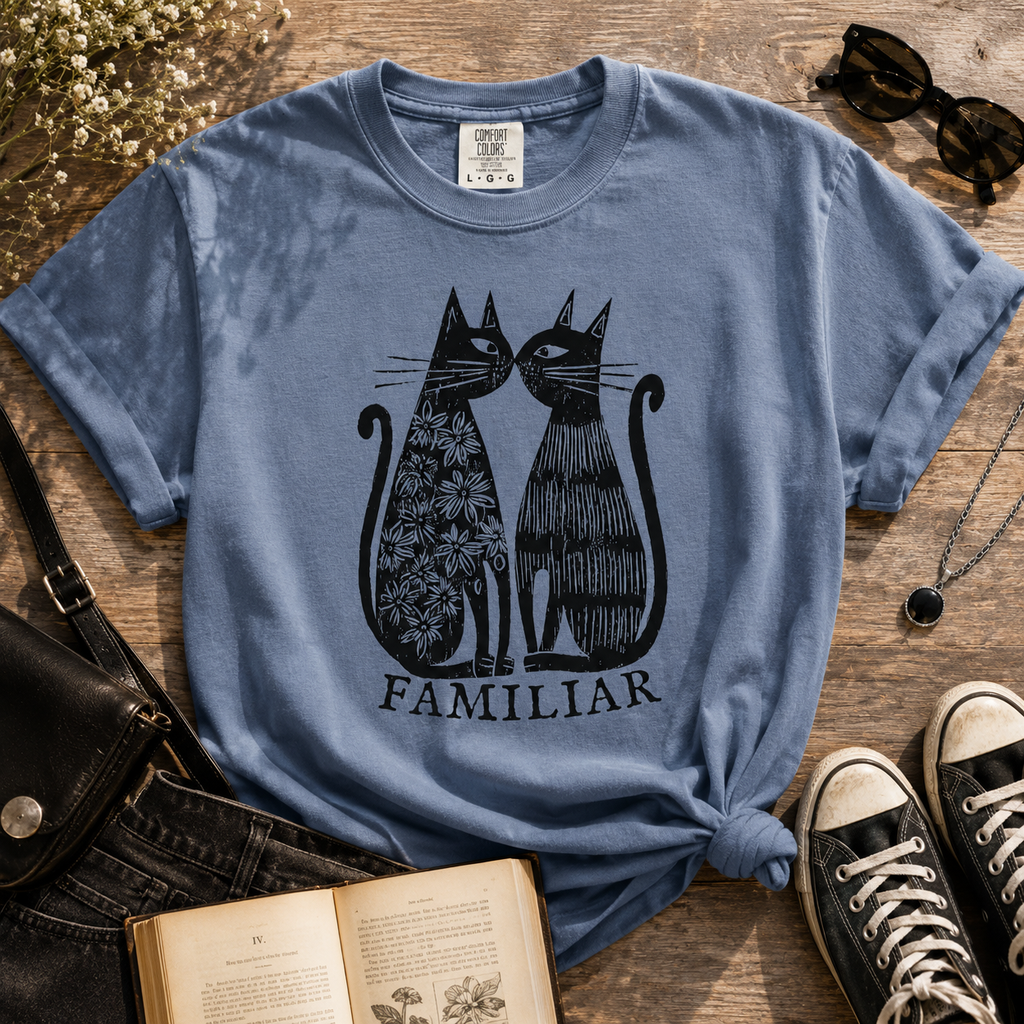 Familiar Cats Tee