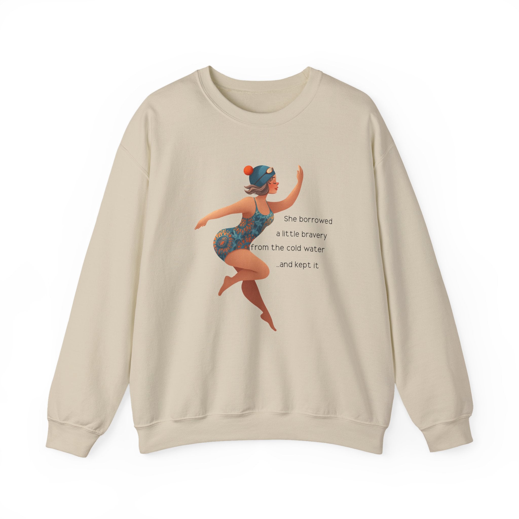Brave Wild Swimmer Sweatshirt