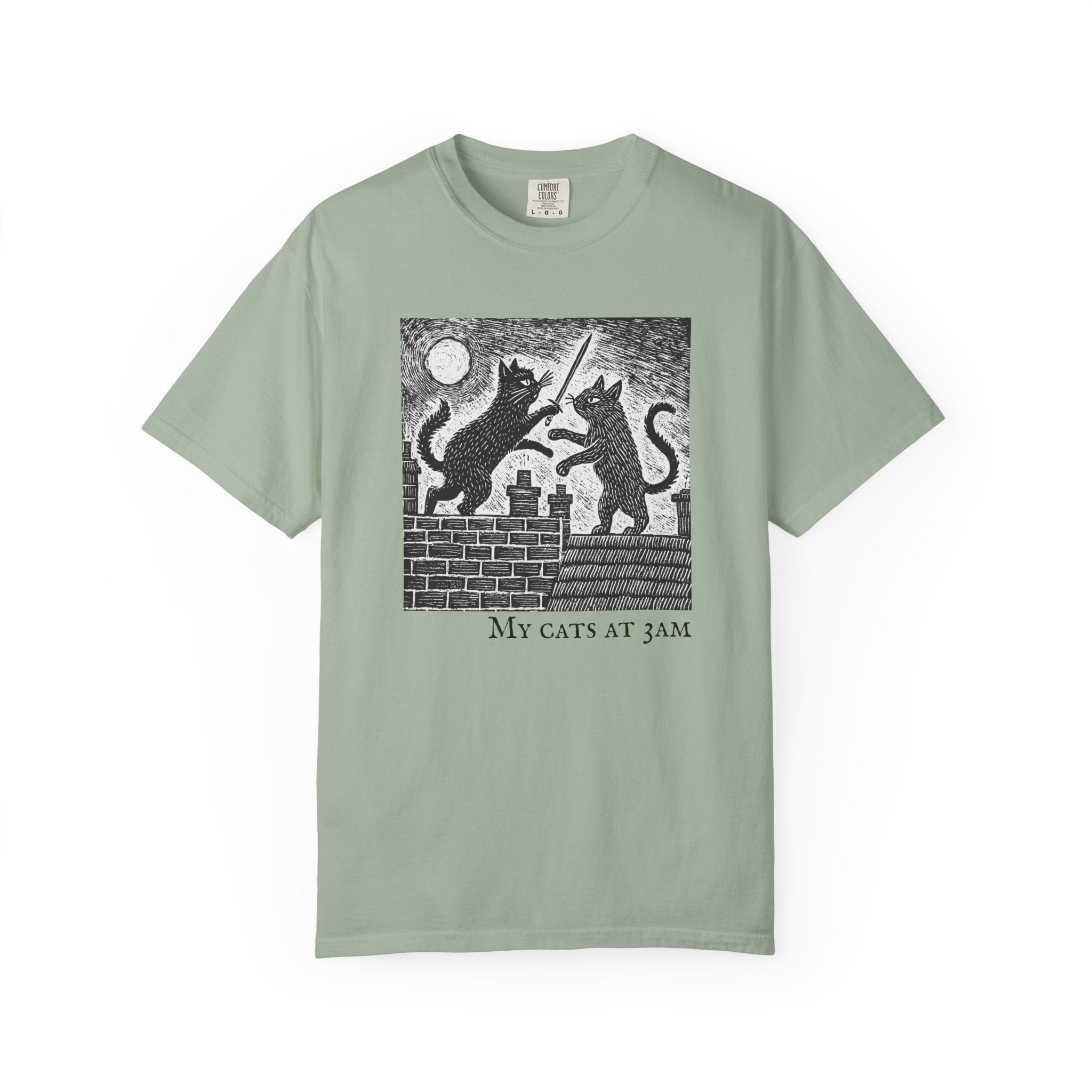The Duelling Cats Tee
