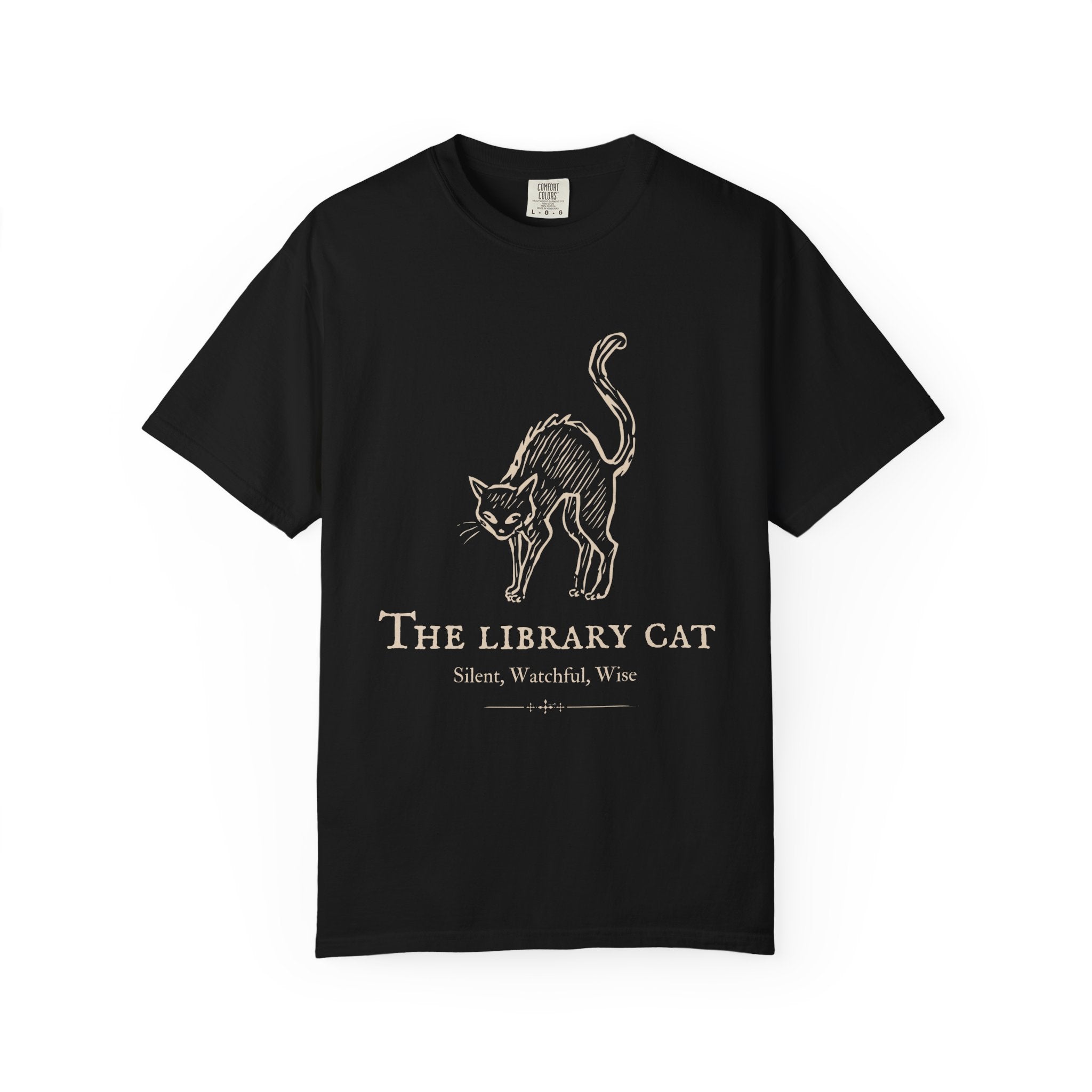 The Library Cat Bestiary Tee