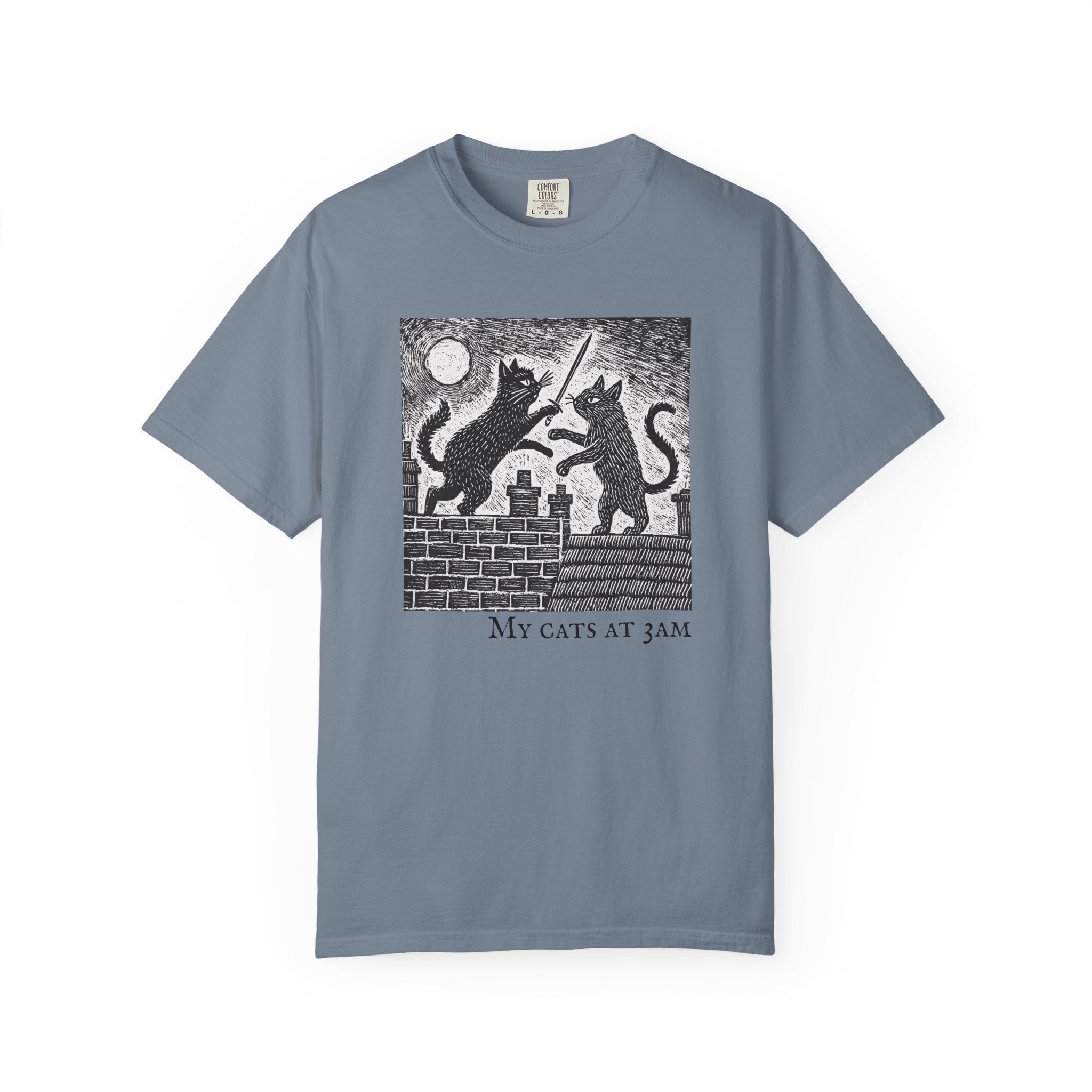The Duelling Cats Tee