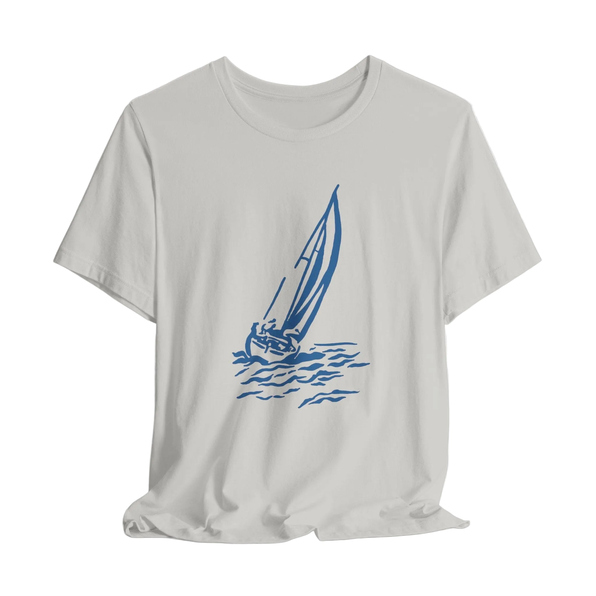 Line Drawn Sailboat Tee