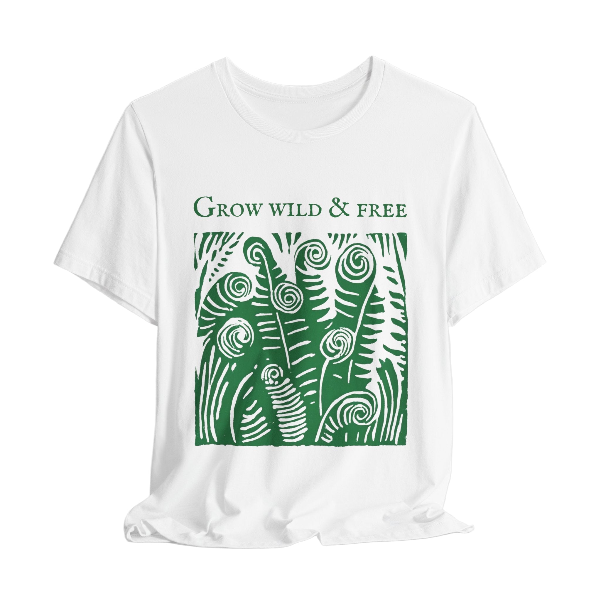 ‘Grow Wild and Free’ Fern Tee