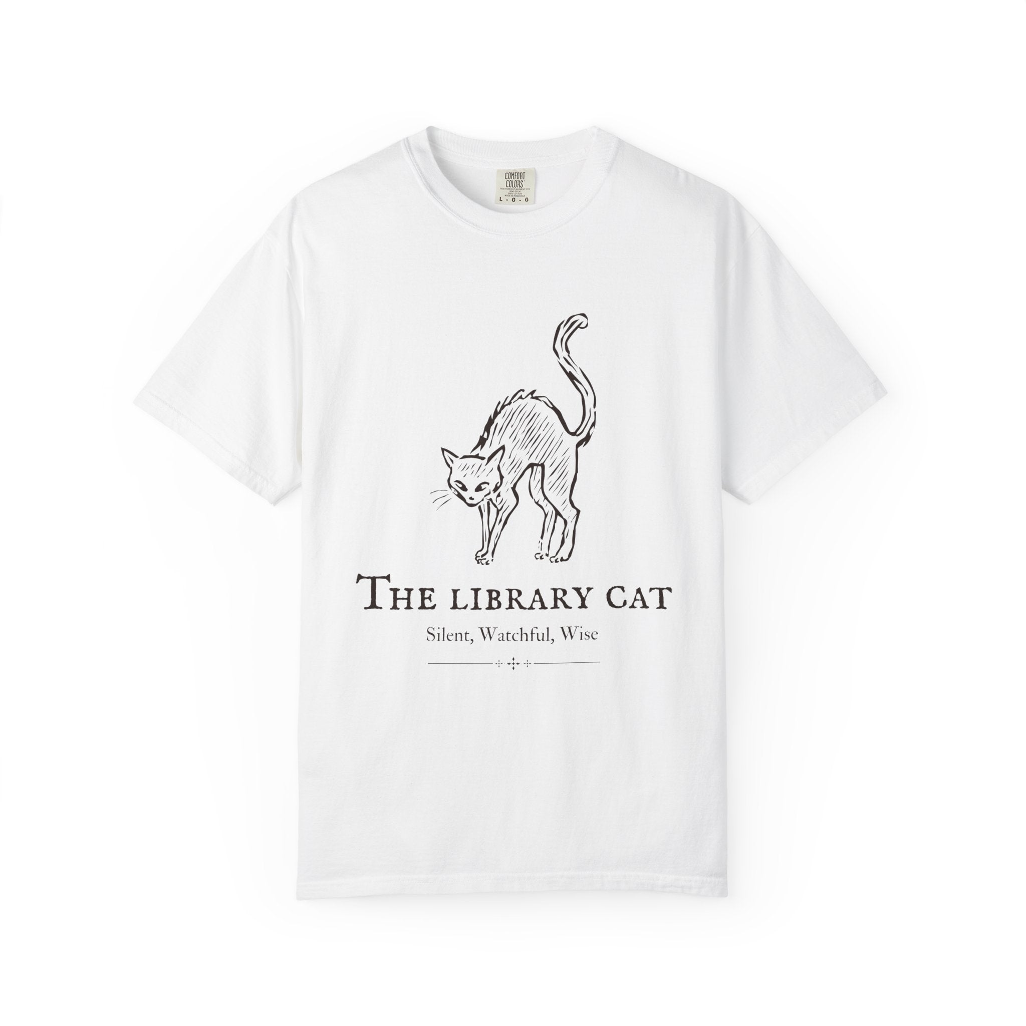 The Library Cat Bestiary Tee