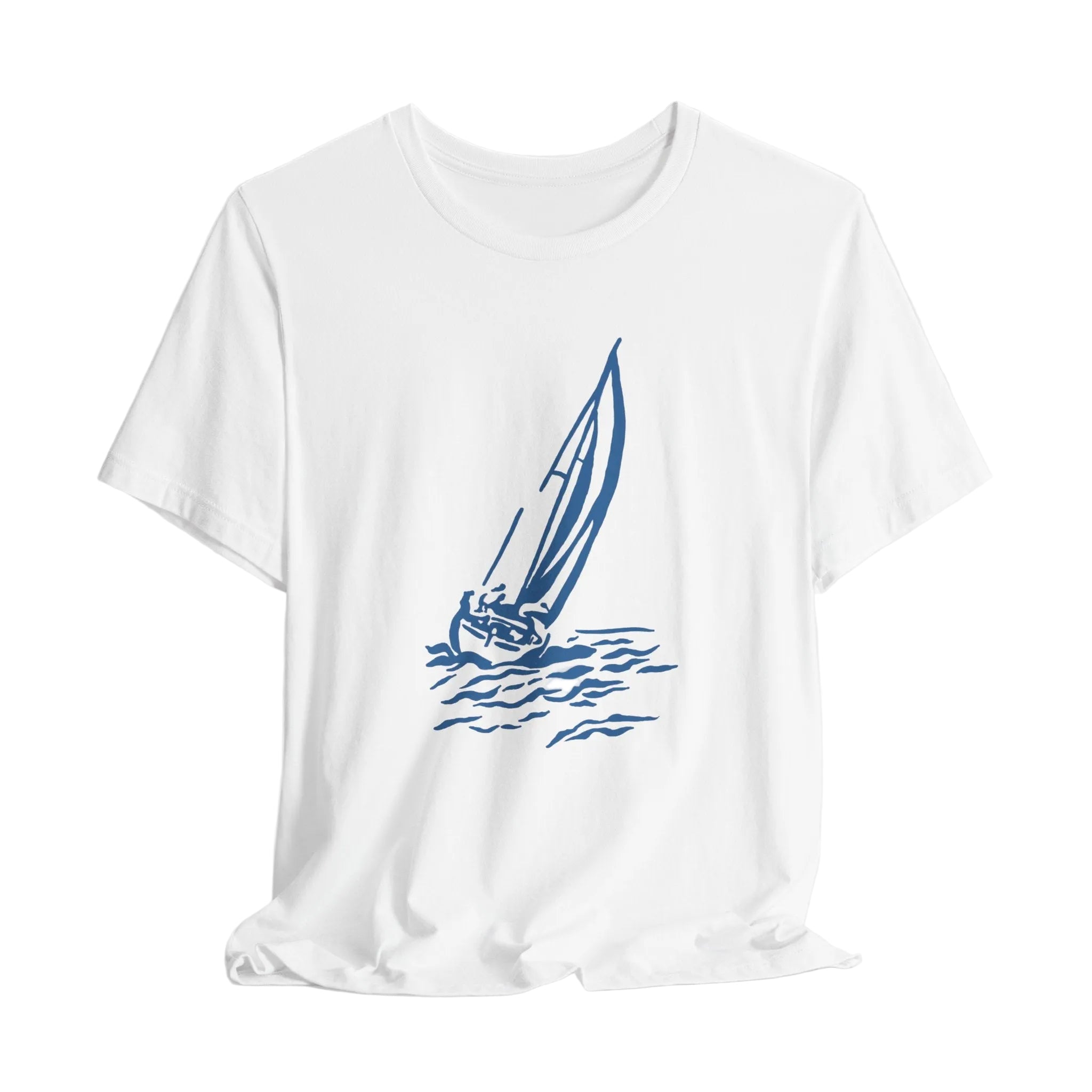 Line Drawn Sailboat Tee