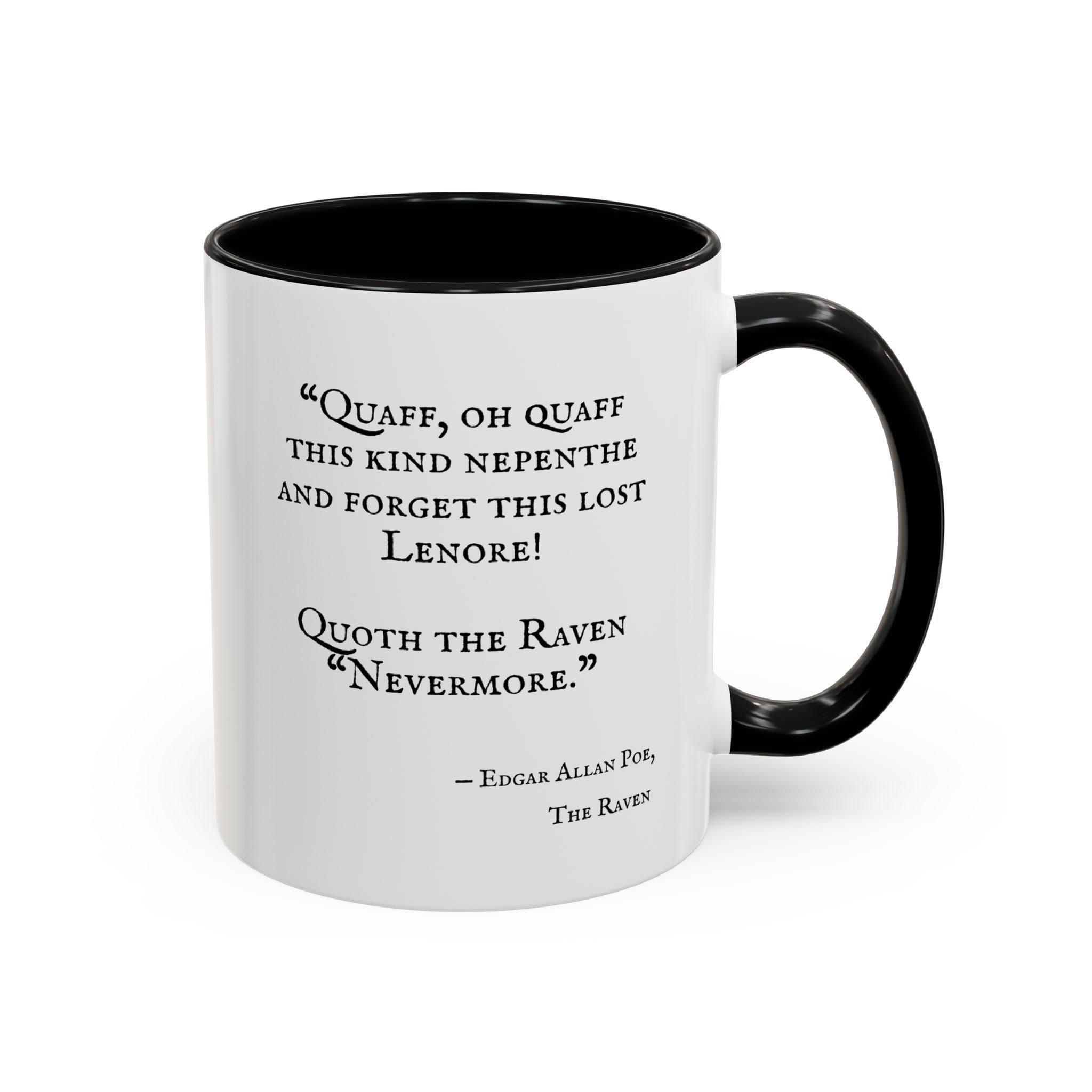 Nevermore Raven Quote Mug