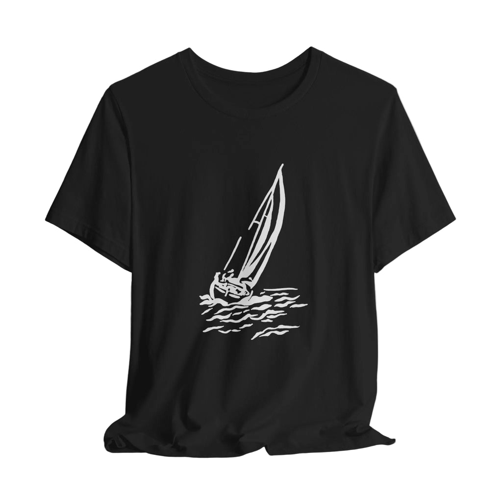 Line Drawn Sailboat Tee