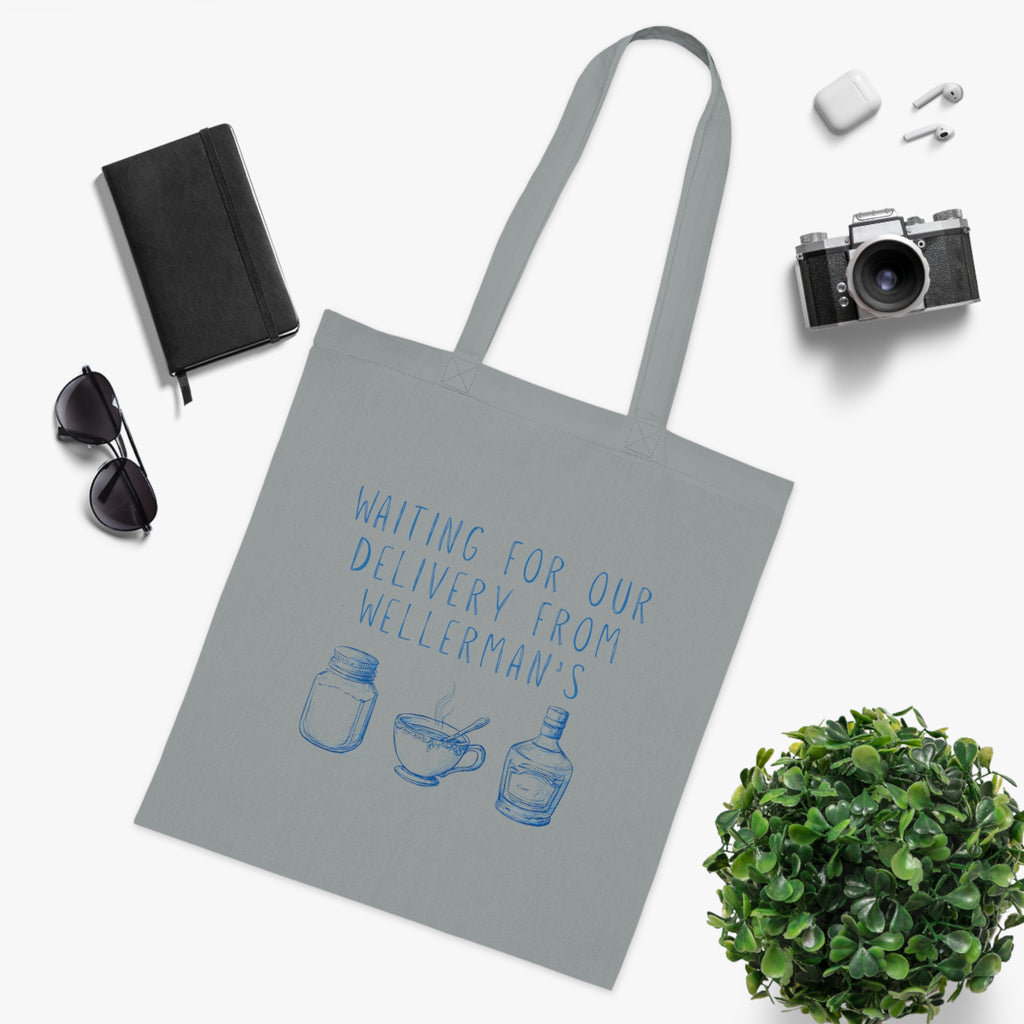 ‘Waiting for the Wellerman’ Cotton Tote Bag