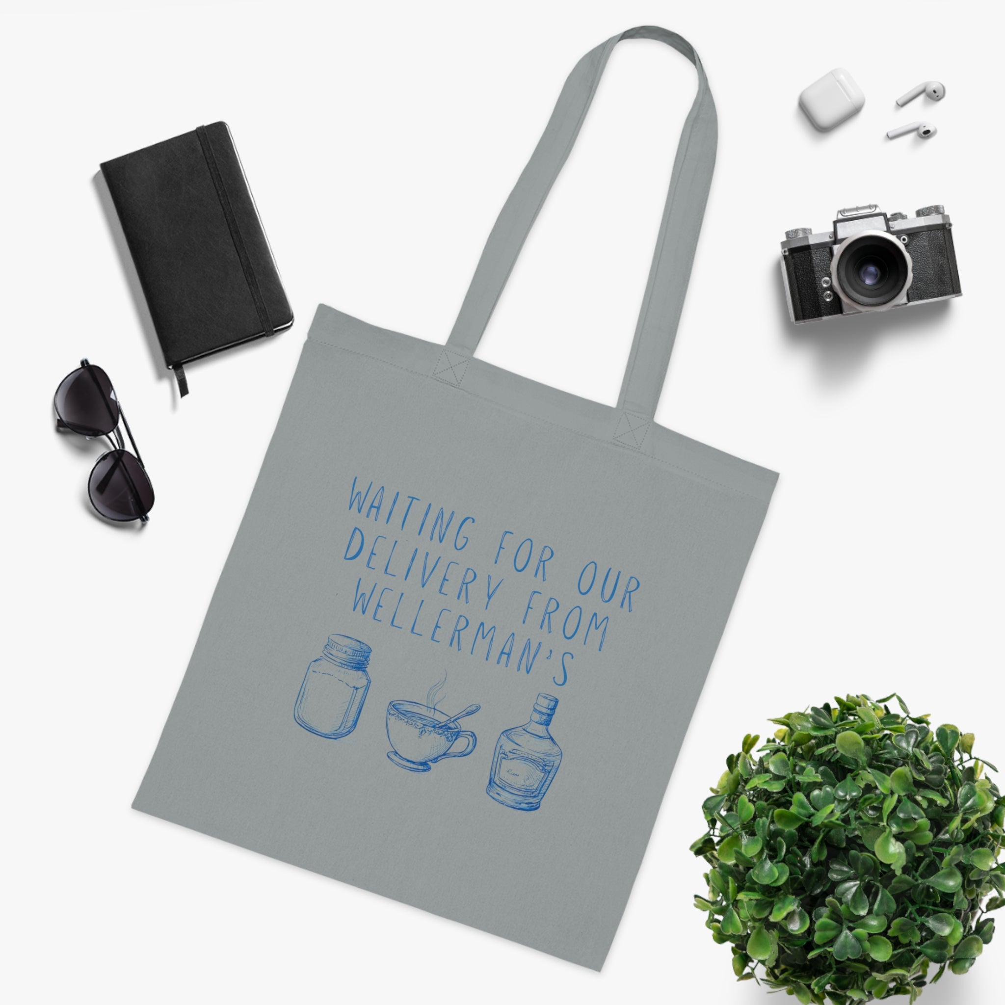 ‘Waiting for the Wellerman’ Cotton Tote Bag