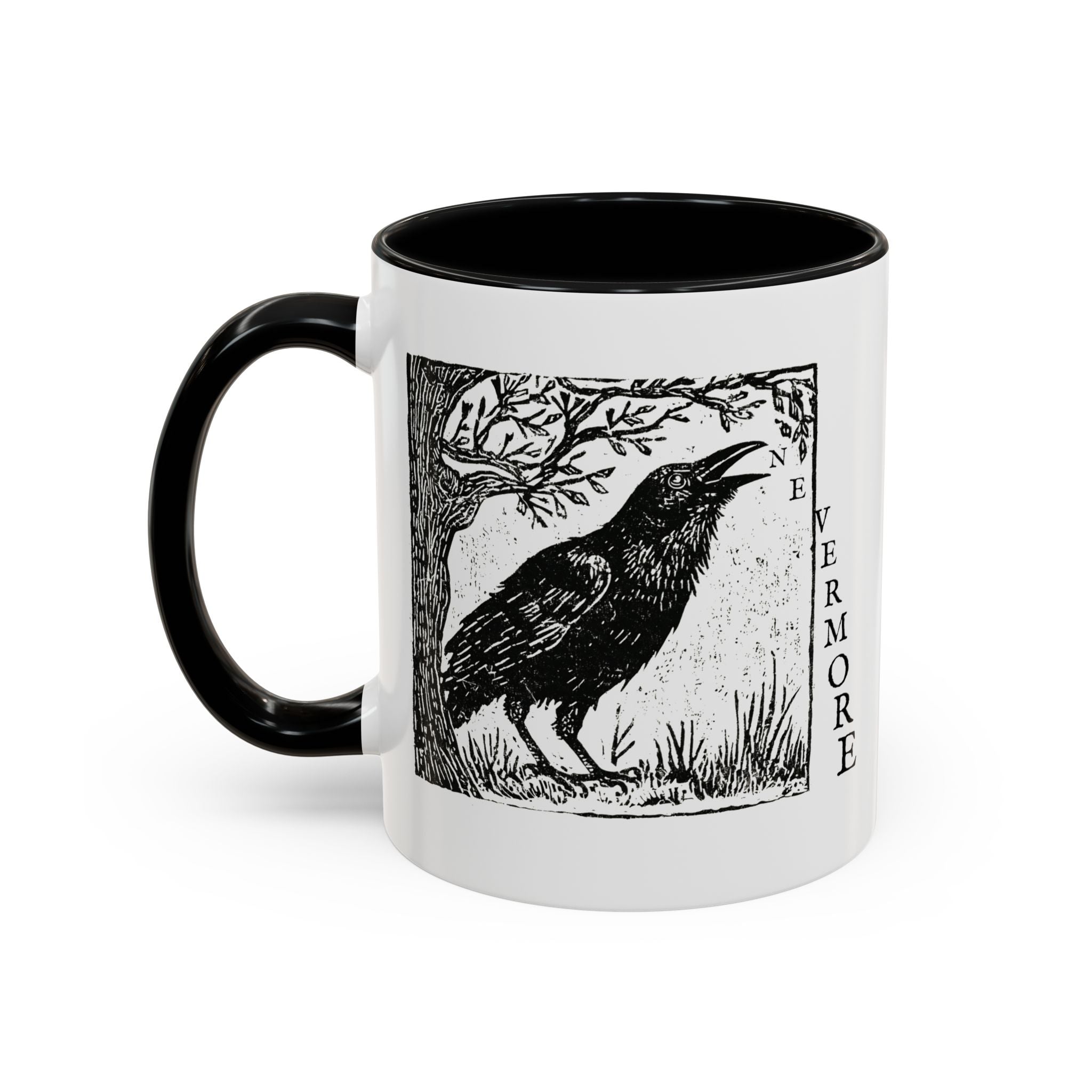 Nevermore Raven Quote Mug