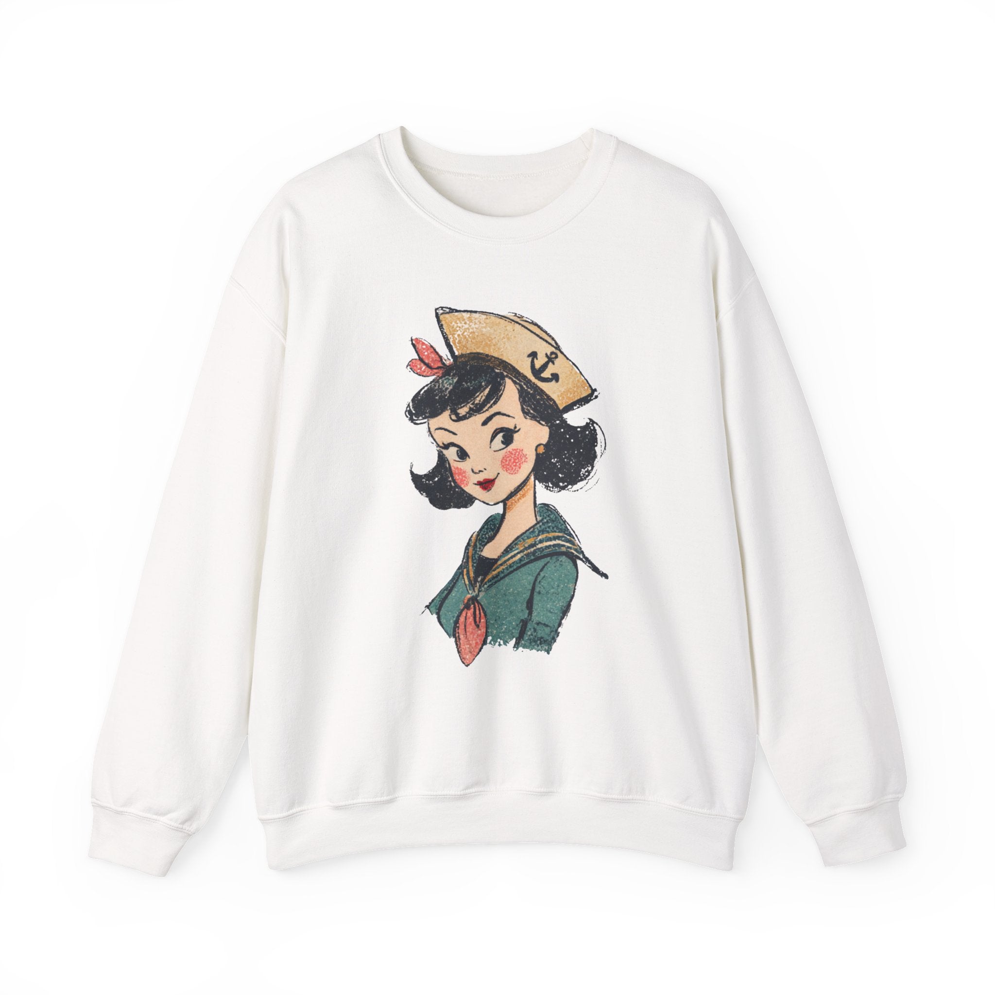 Vintage Sailor Girl Sweatshirt