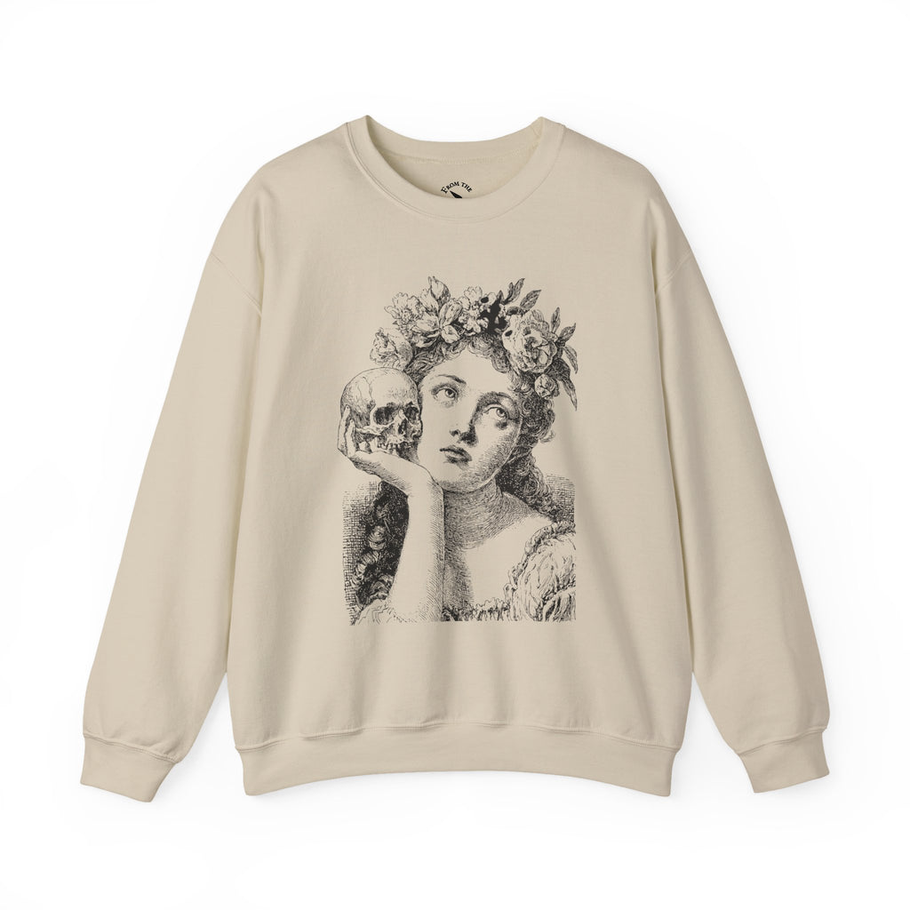 Skull and Floral Sweatshirt