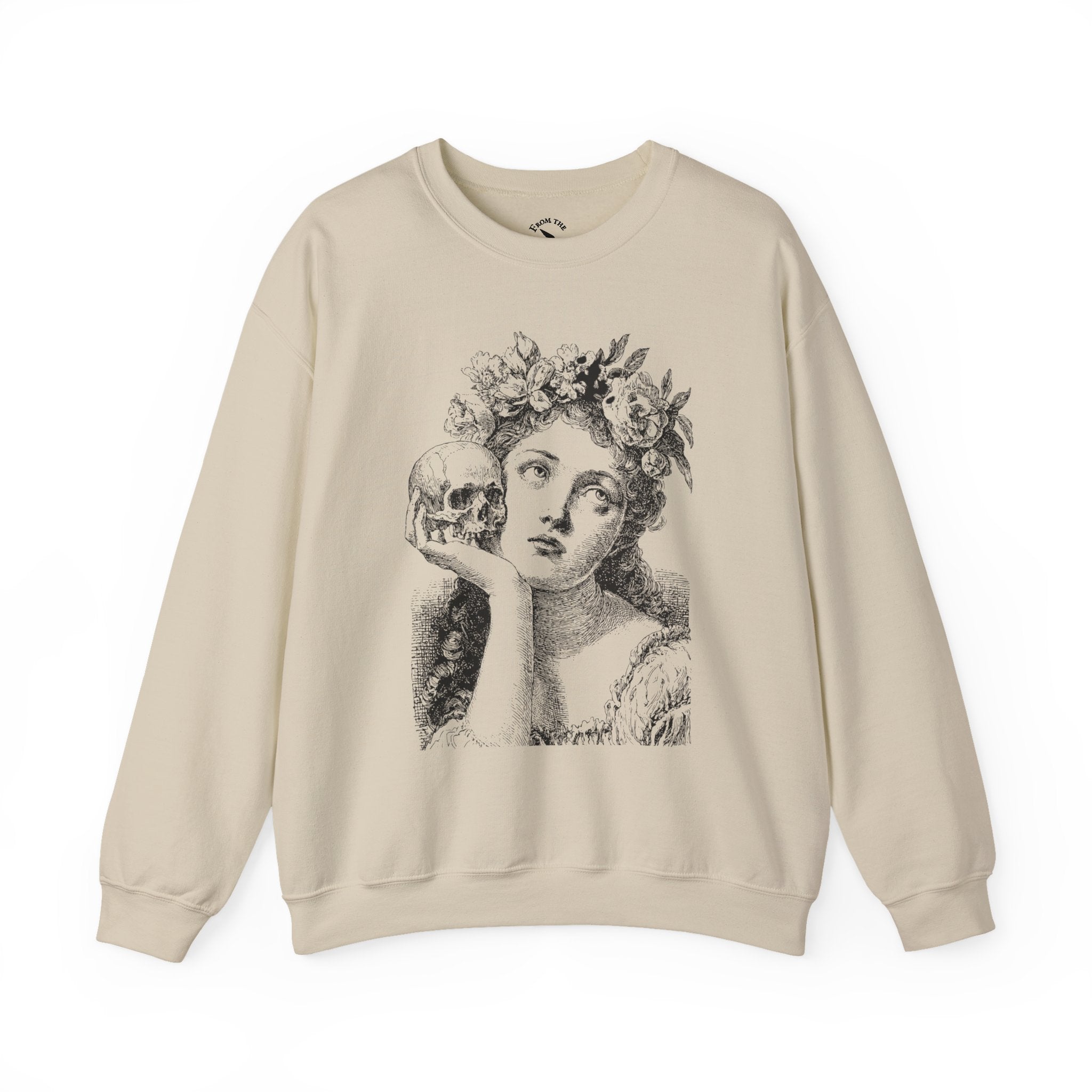 Skull and Floral Sweatshirt