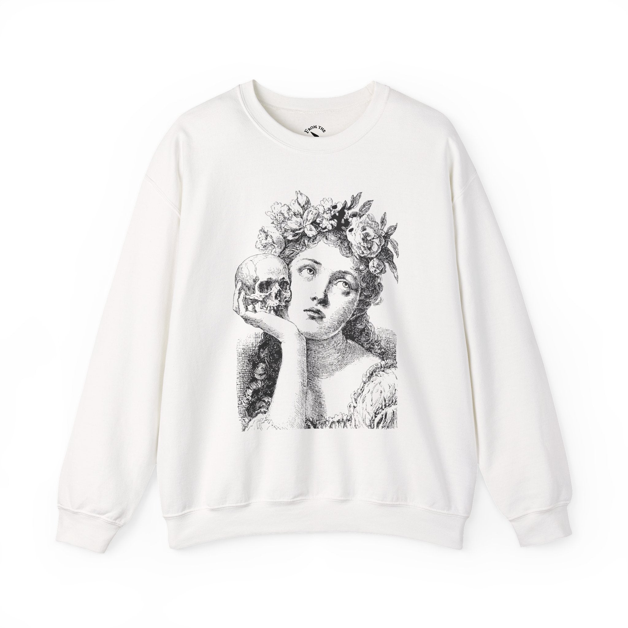 Skull and Floral Sweatshirt
