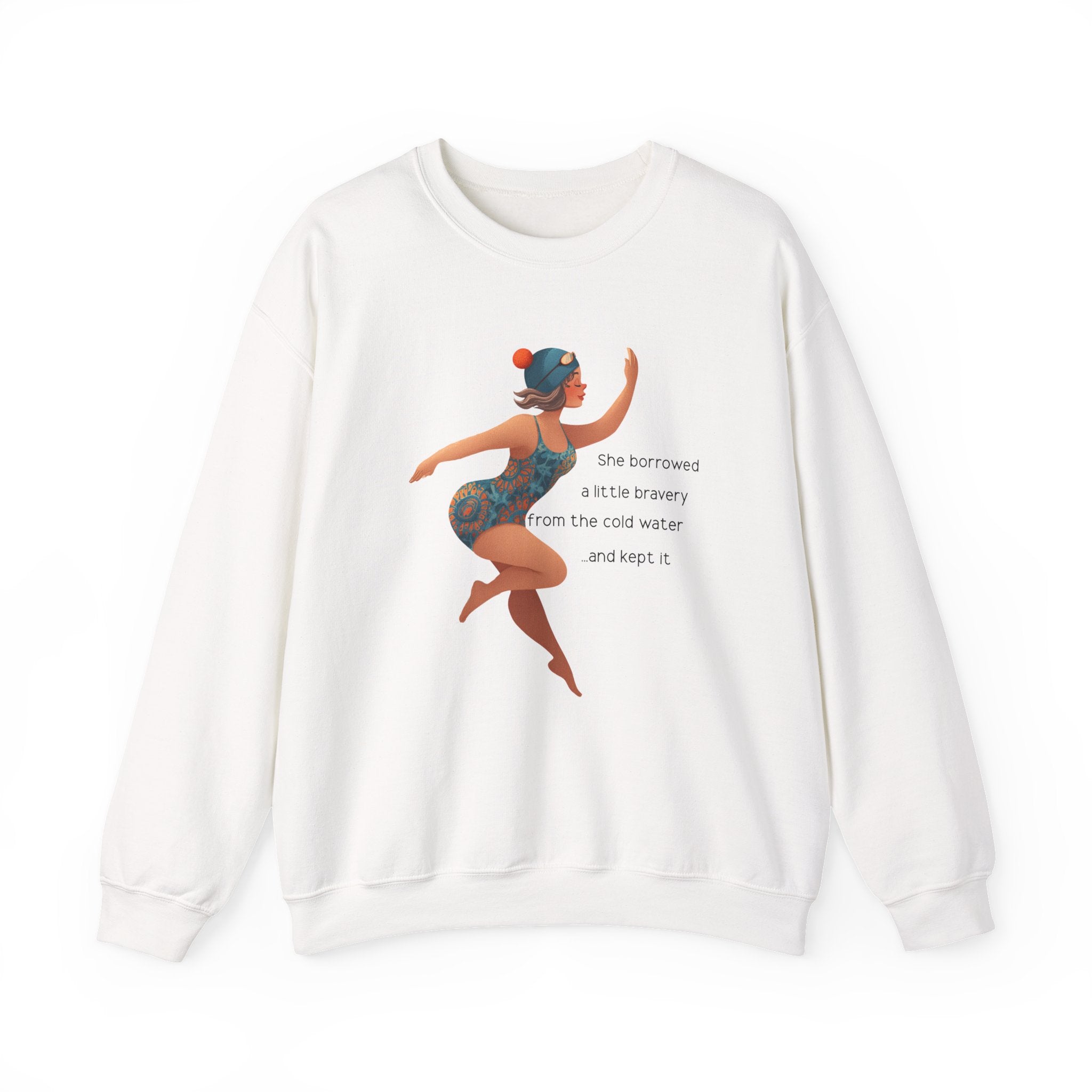 Brave Wild Swimmer Sweatshirt