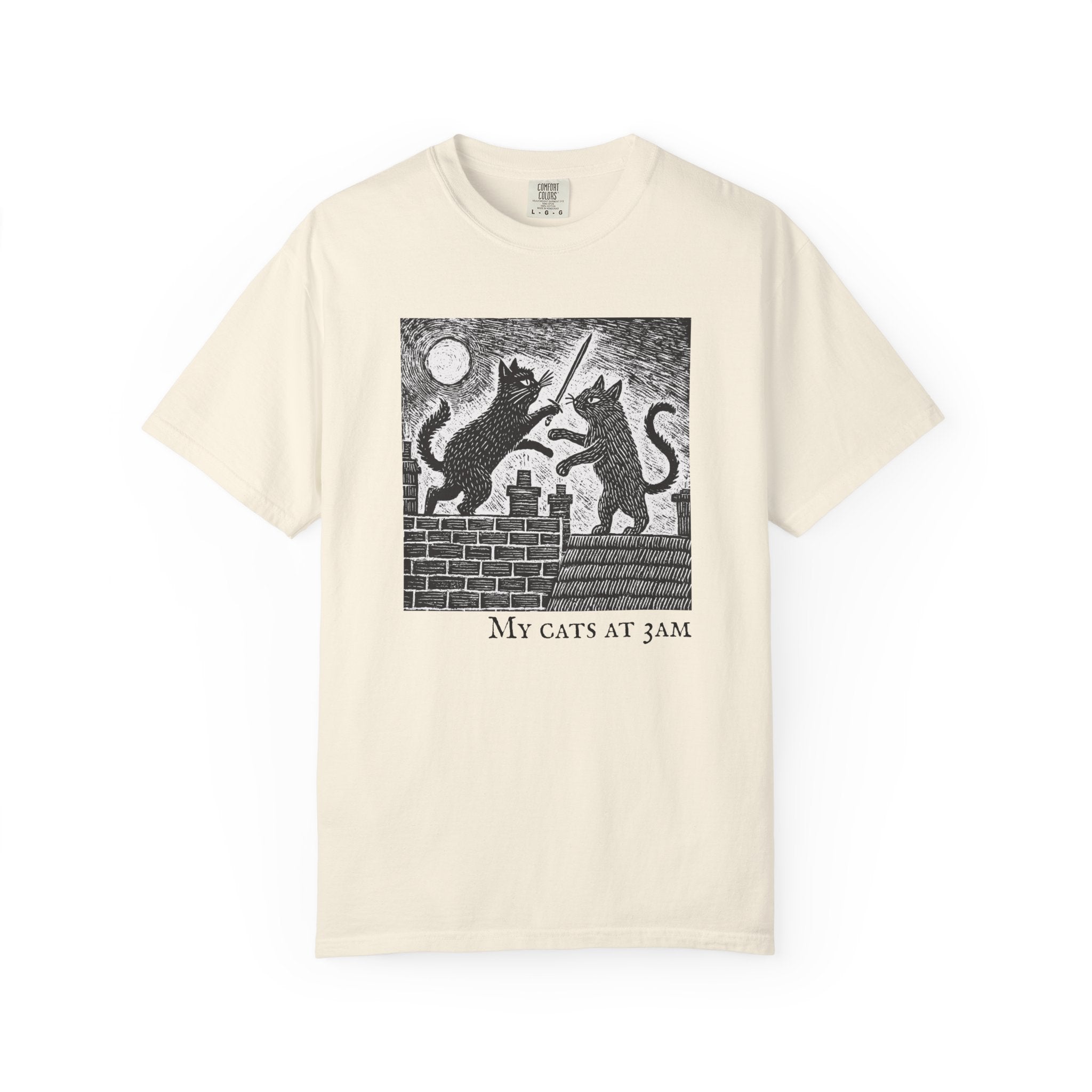 The Duelling Cats Tee