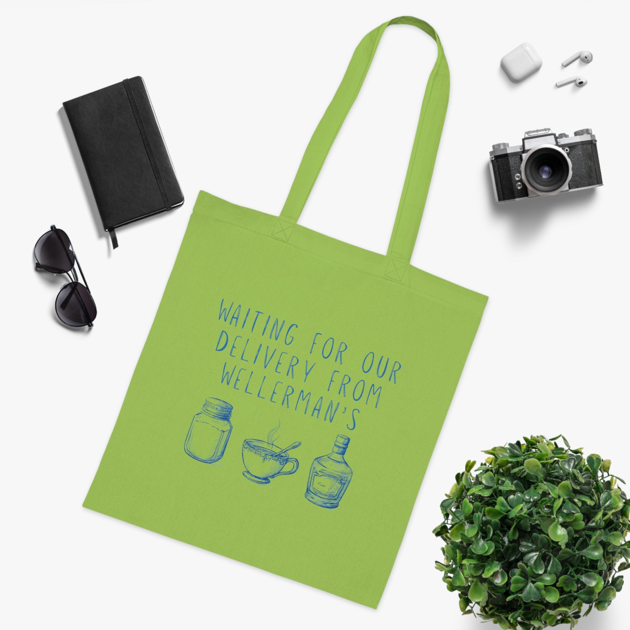 ‘Waiting for the Wellerman’ Cotton Tote Bag