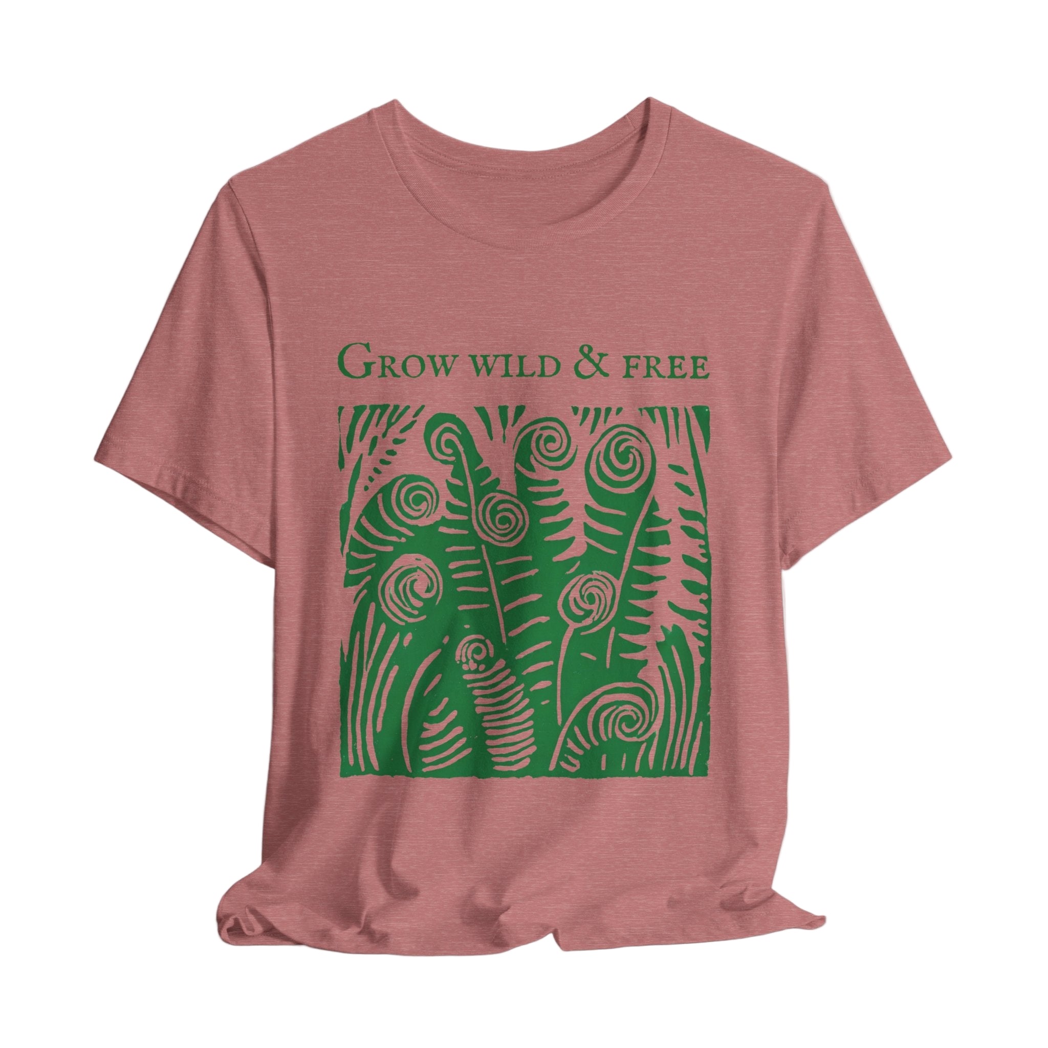 ‘Grow Wild and Free’ Fern Tee