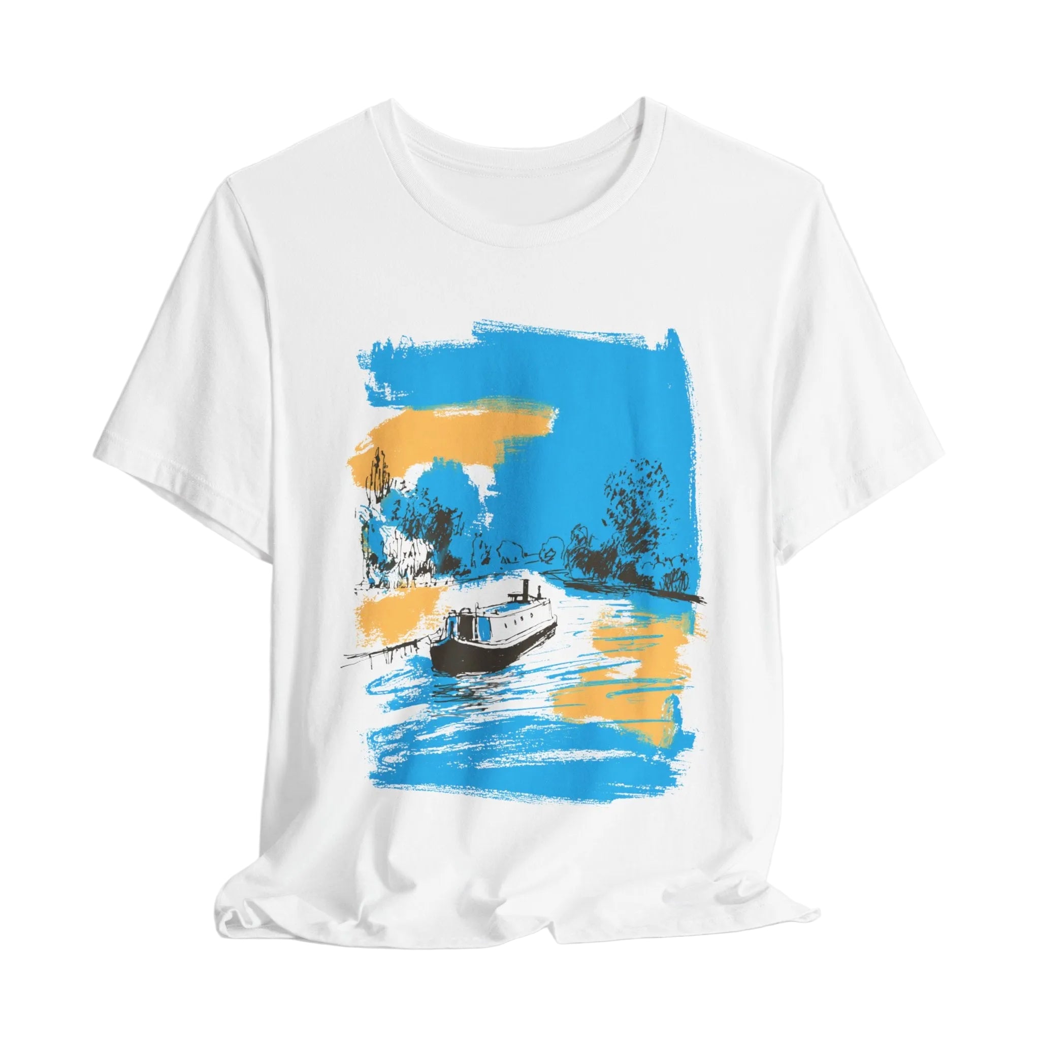 Blue Ochre Narrowboat Tee