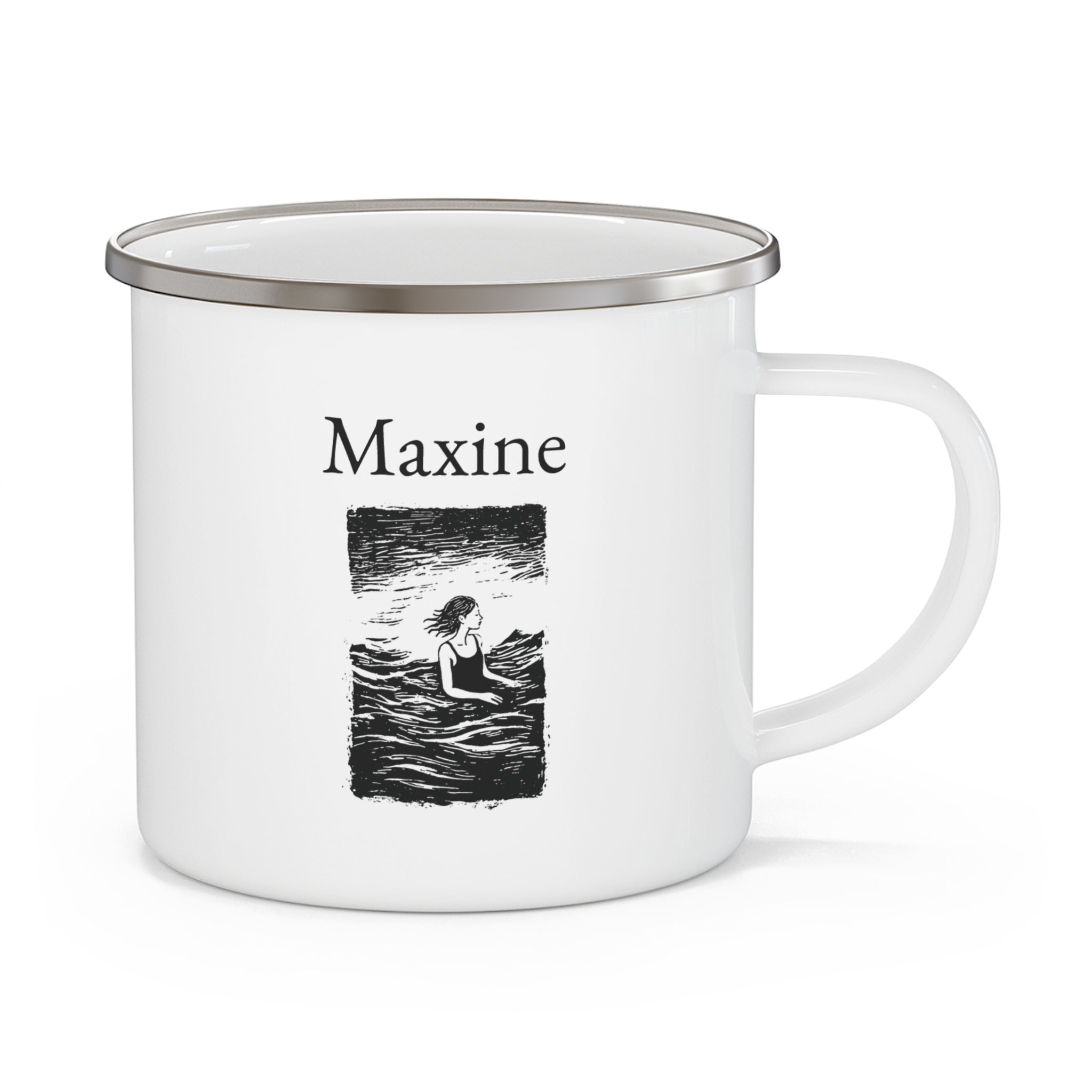 Cold Dipper Wild Swim Enamel Mug