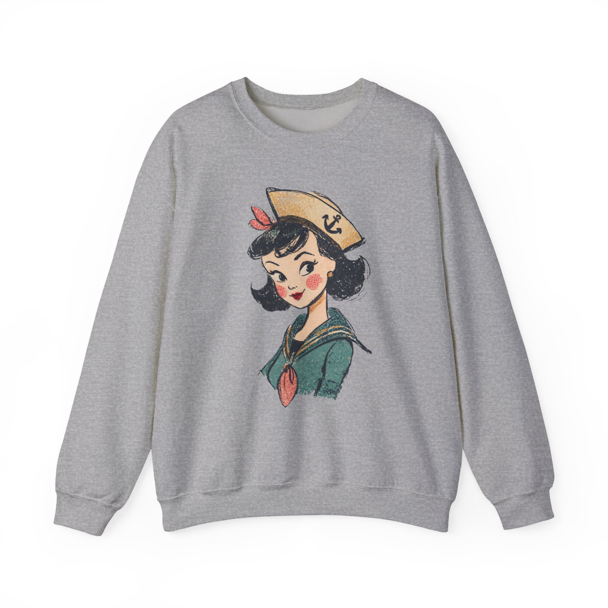 Vintage Sailor Girl Sweatshirt
