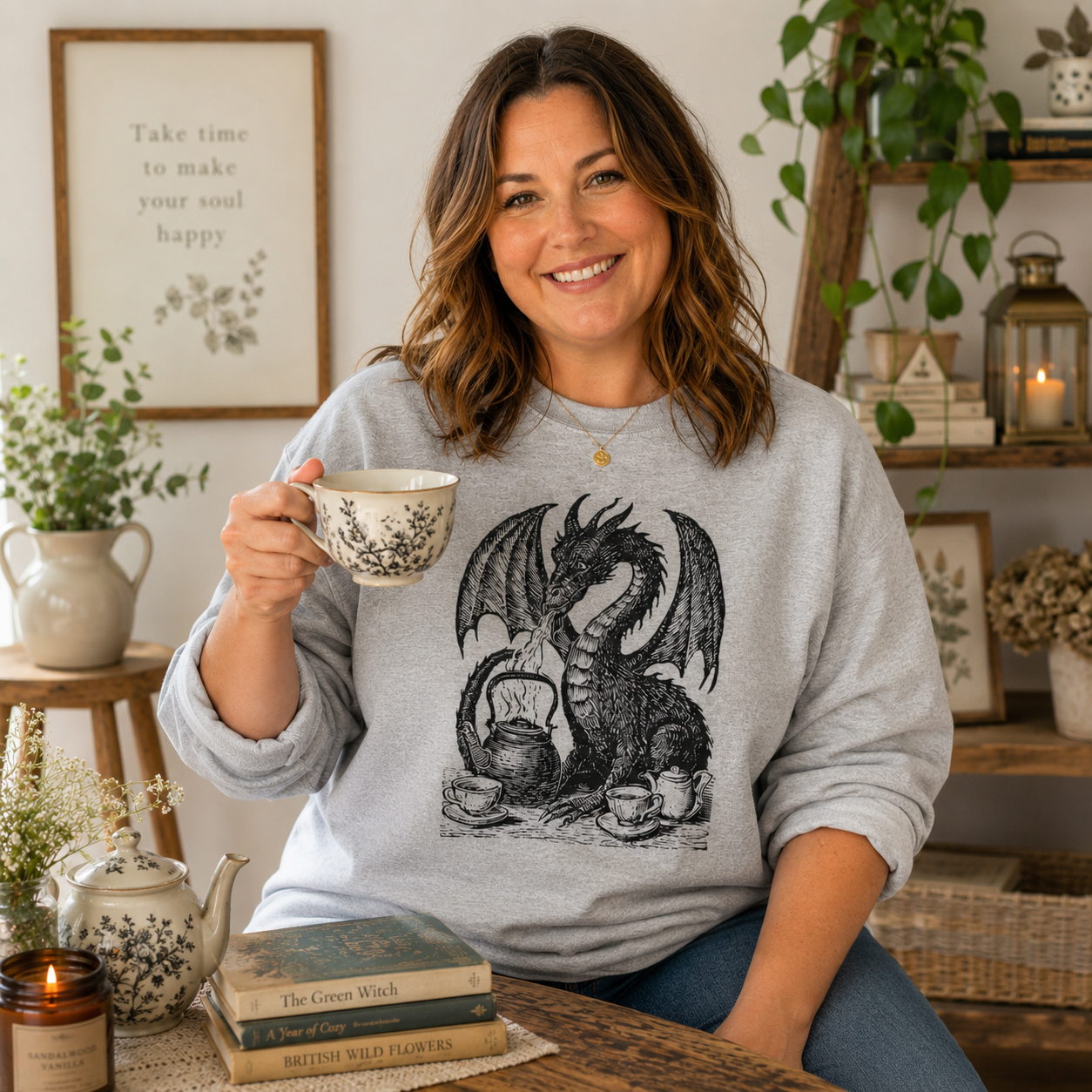 The Dragon That Came to Tea Sweatshirt