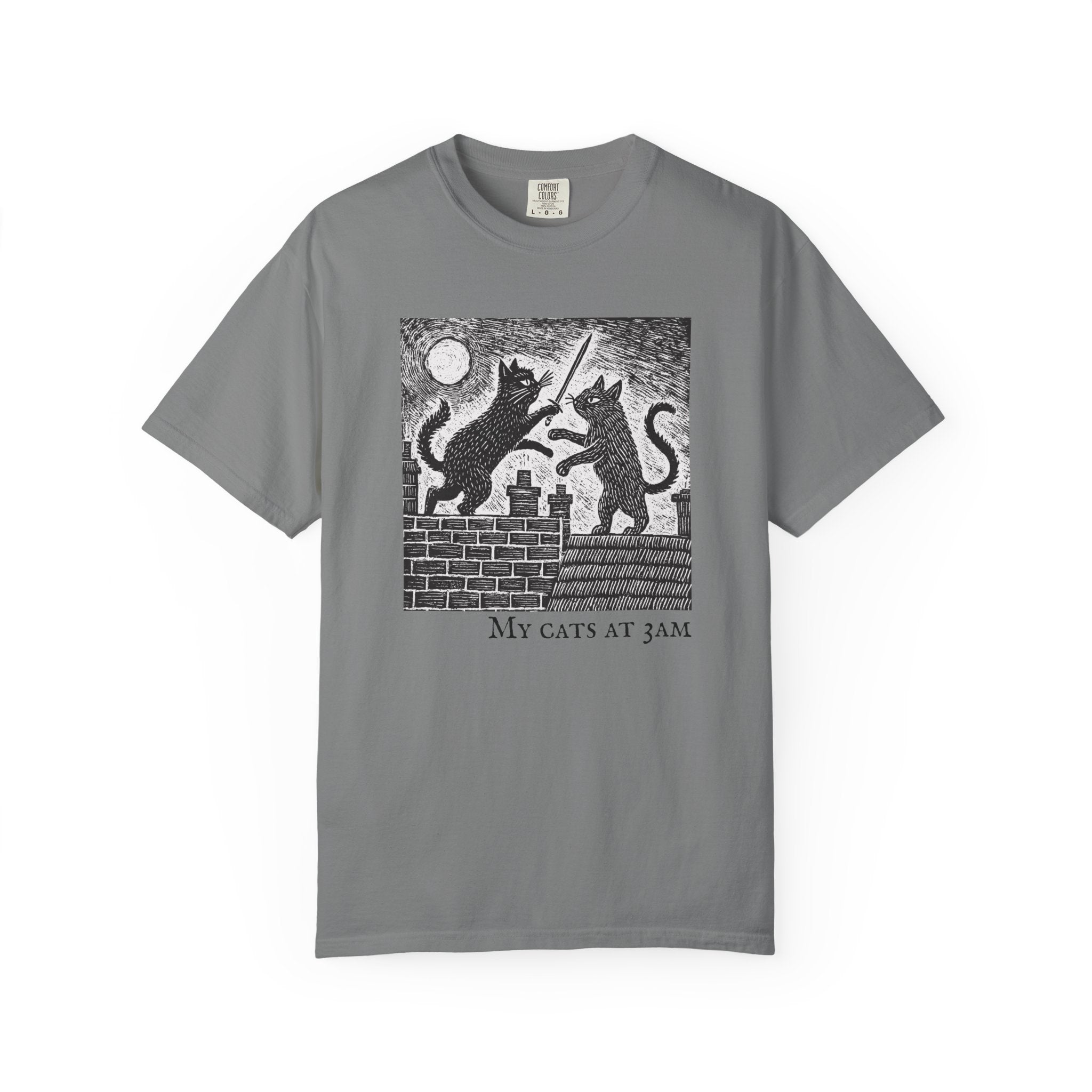 The Duelling Cats Tee