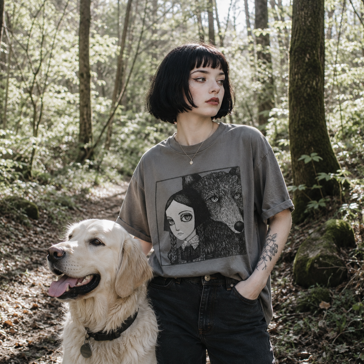 The Wolf and I Tee