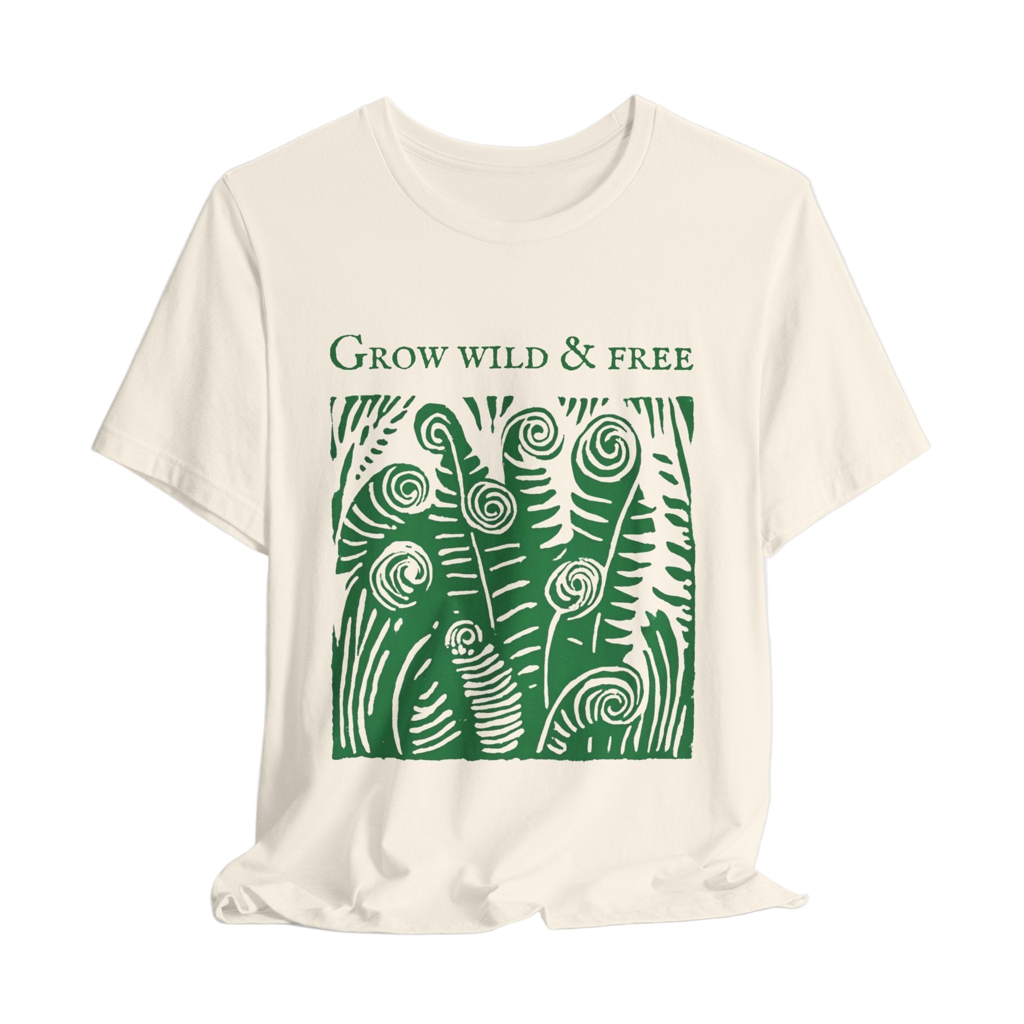 ‘Grow Wild and Free’ Fern Tee