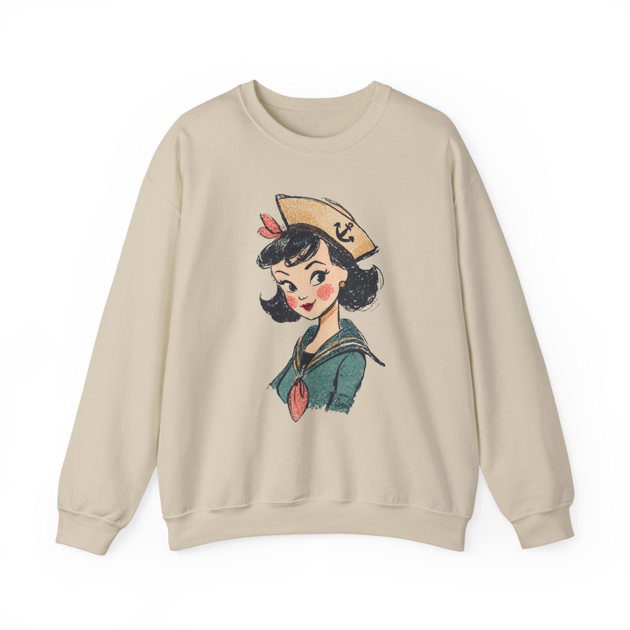 Vintage Sailor Girl Sweatshirt