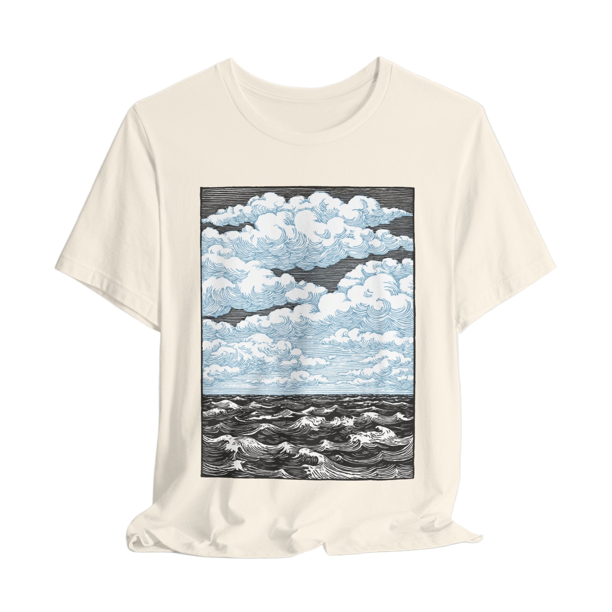 Ocean and Clouds Lino Tee