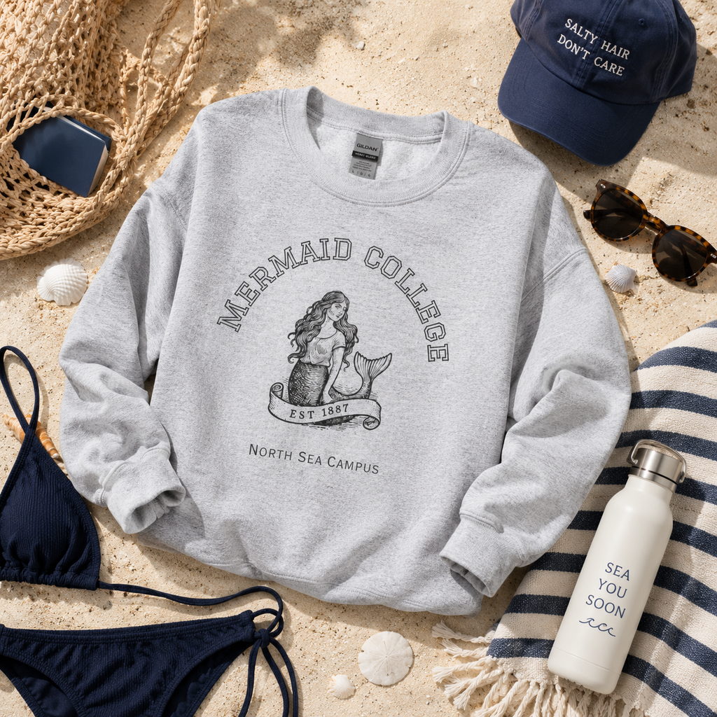 Mermaid Varsity Sweatshirt