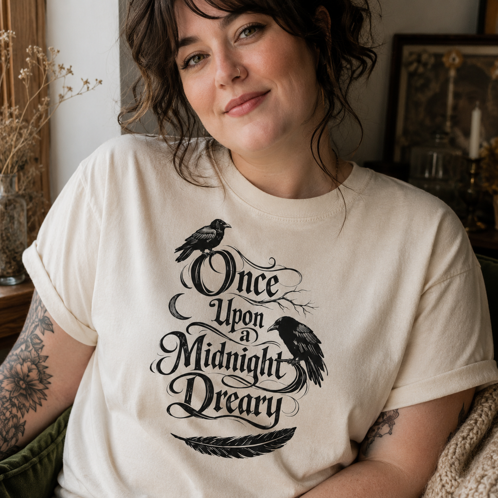 Upon a Midnight Dreary Poe Tee
