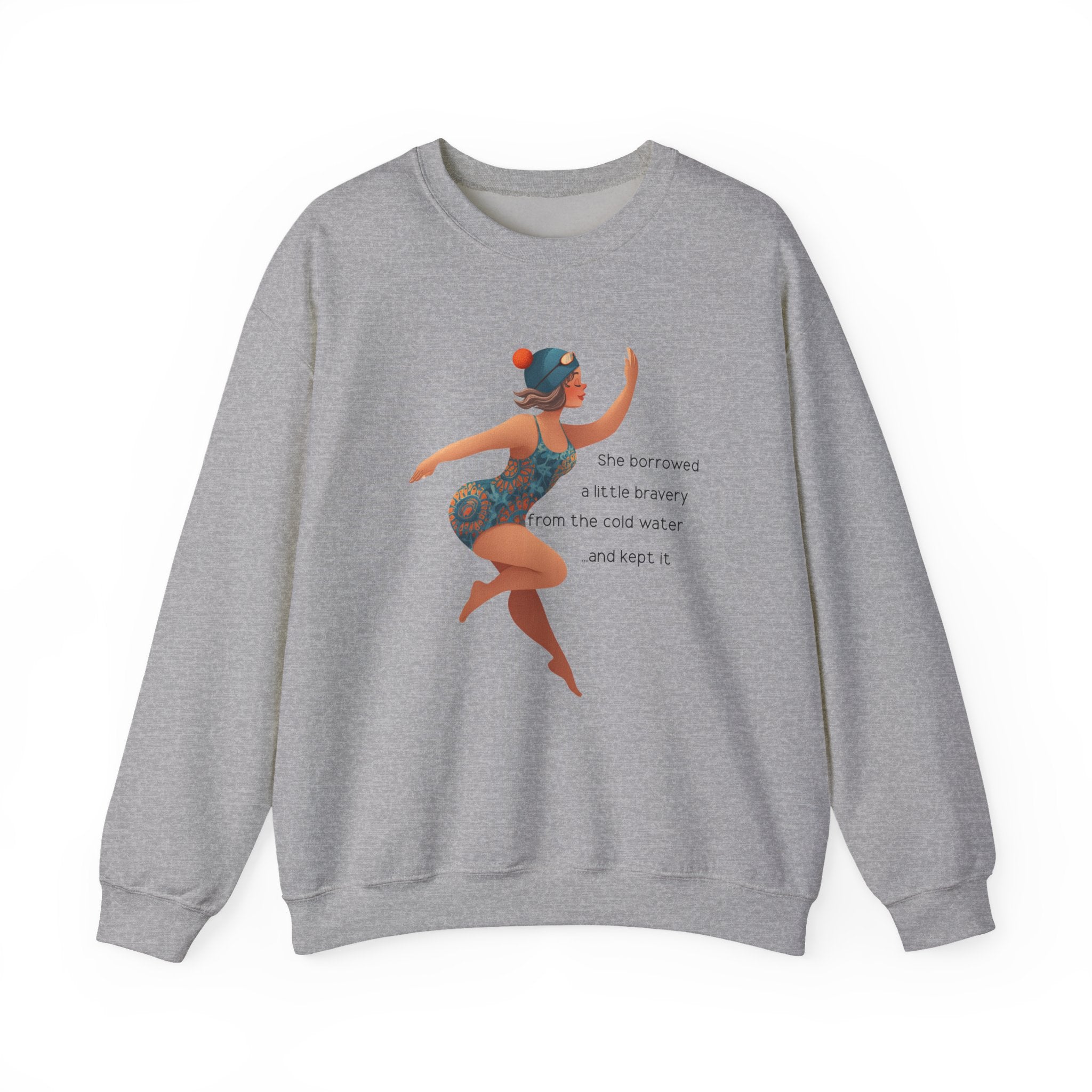 Brave Wild Swimmer Sweatshirt