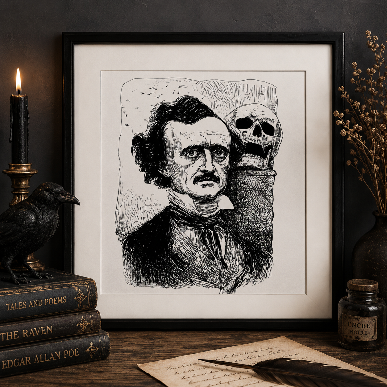 Edgar and Friend Print