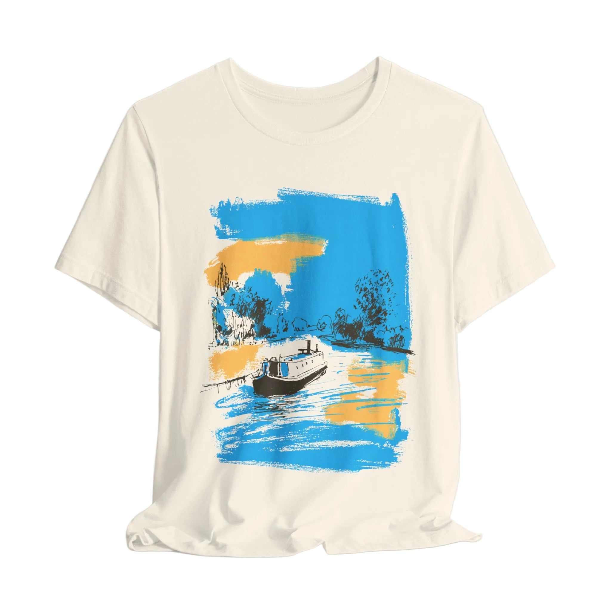 Blue Ochre Narrowboat Tee