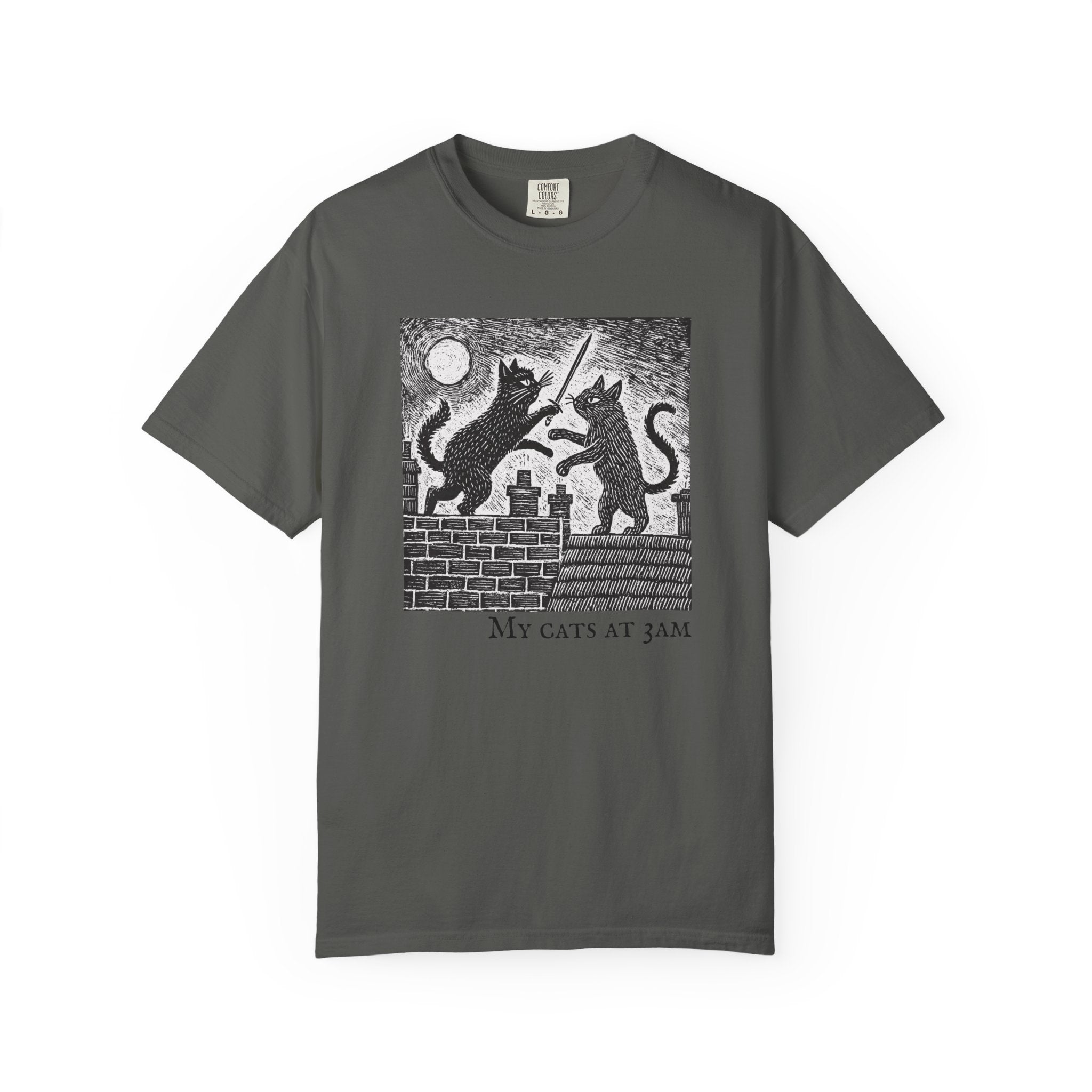 The Duelling Cats Tee