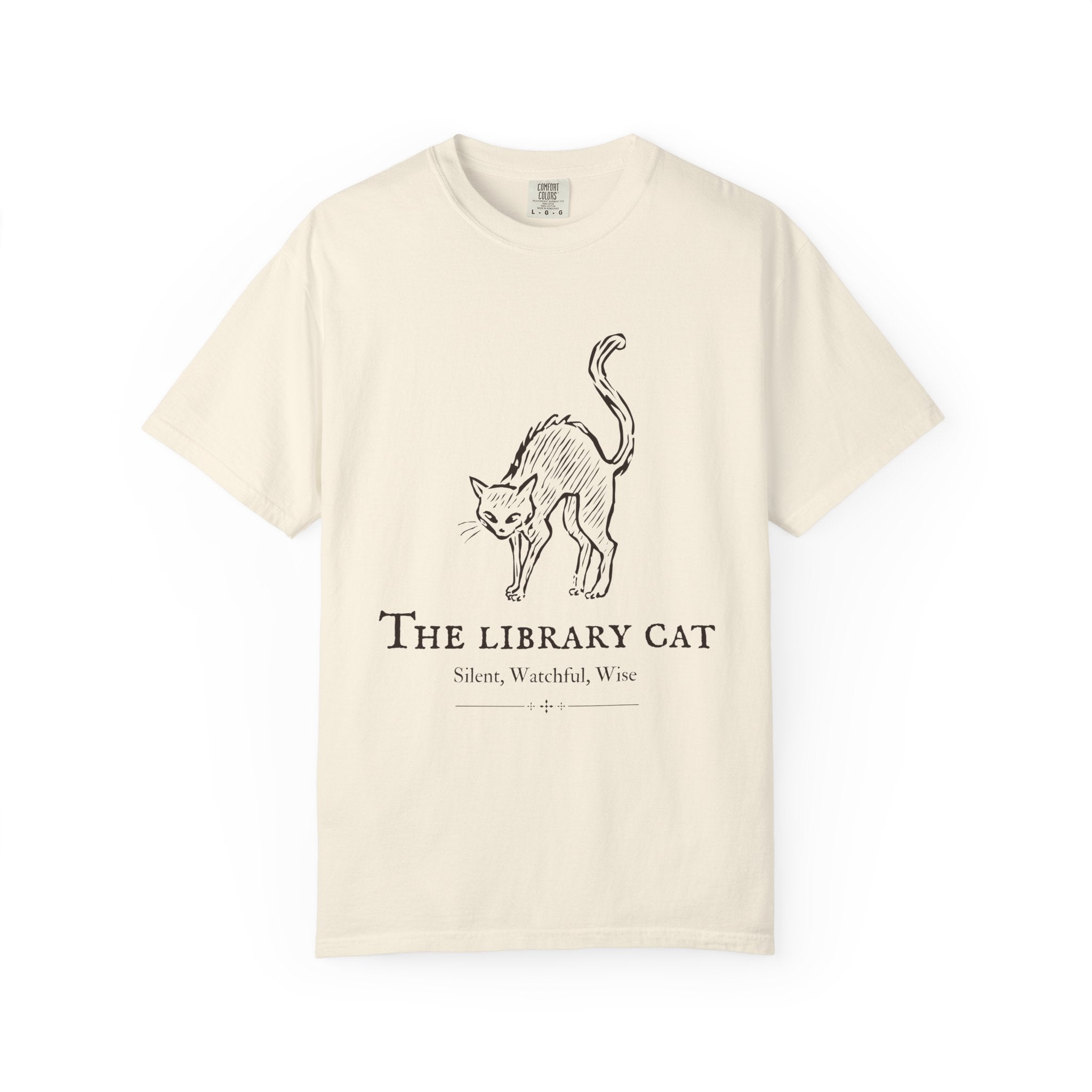 The Library Cat Bestiary Tee