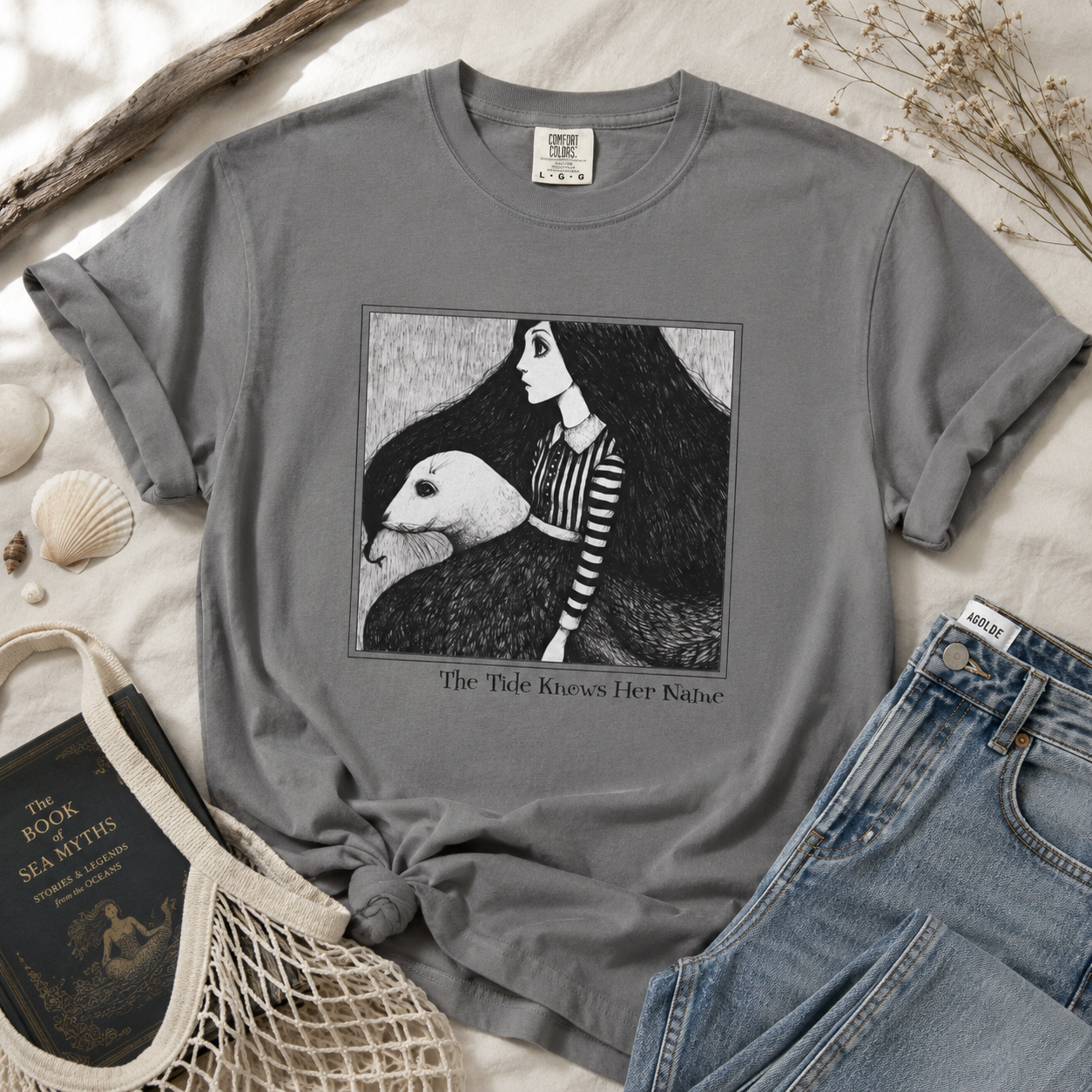 The Tide Knows Her Name Selkie Tee