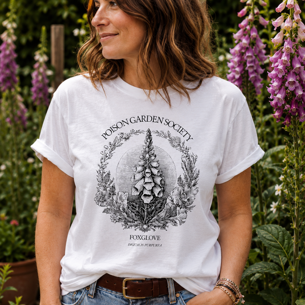 Foxglove Poison Garden Society Tee