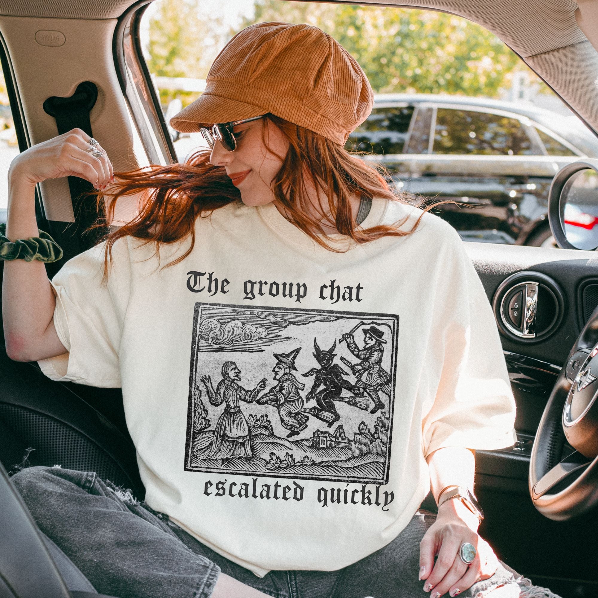 Group Chat Witchy Tee