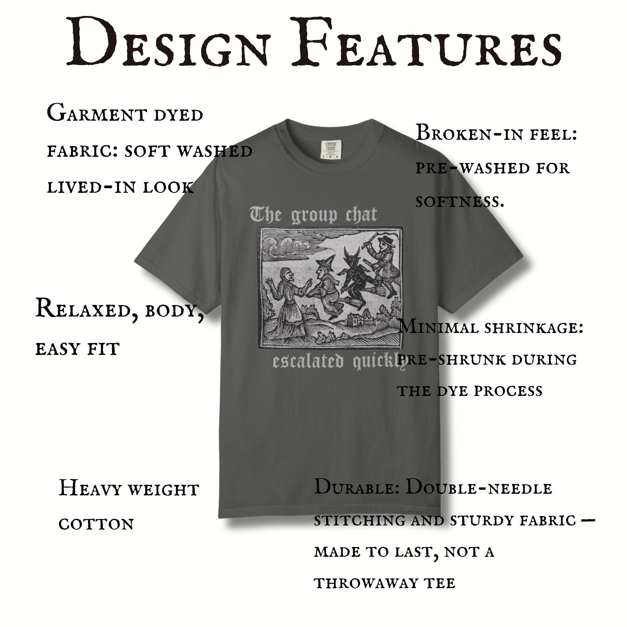 Group Chat Witchy Tee