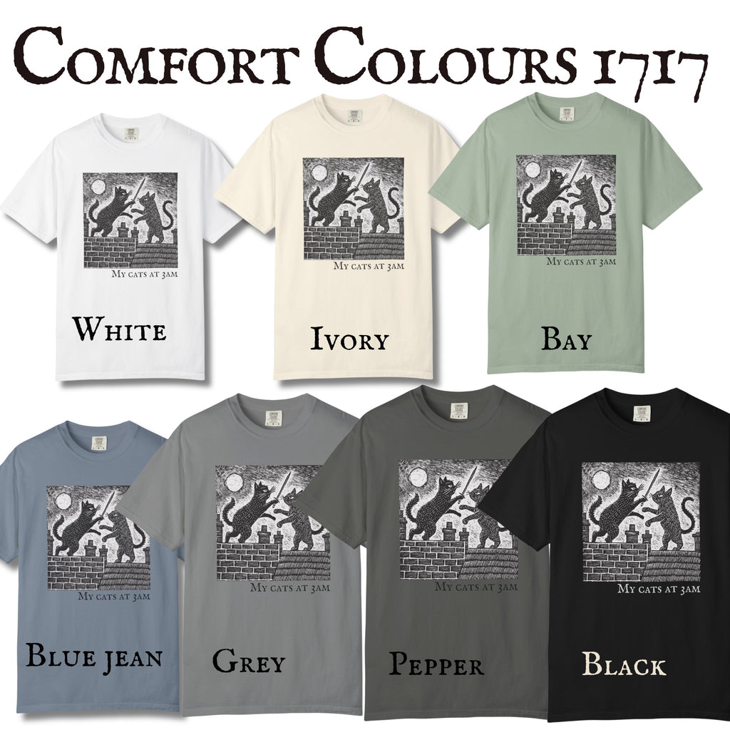 The Duelling Cats Tee