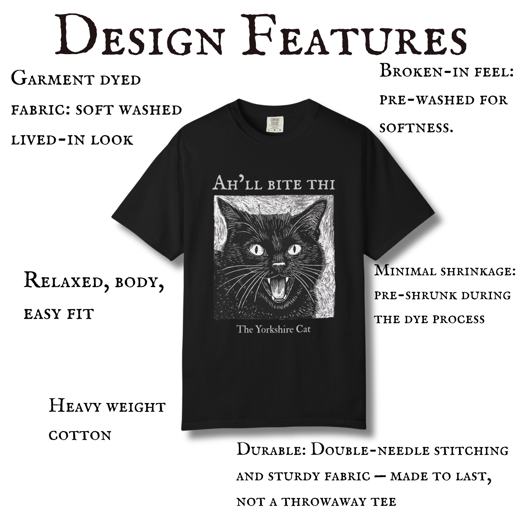The Yorkshire Cat Tee