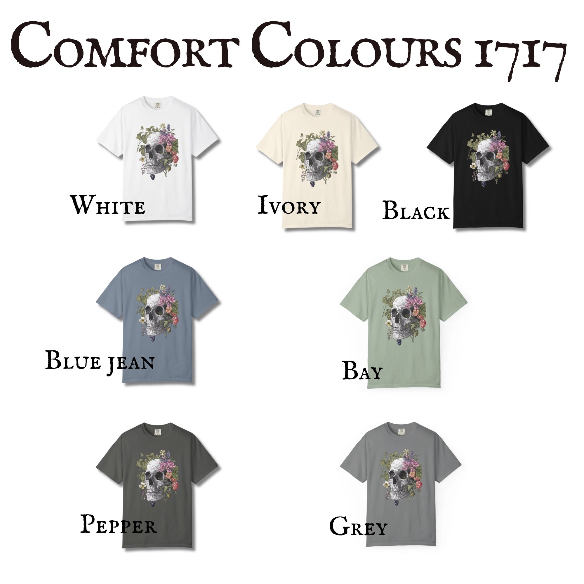 Autumn Botanicals Skull Tee