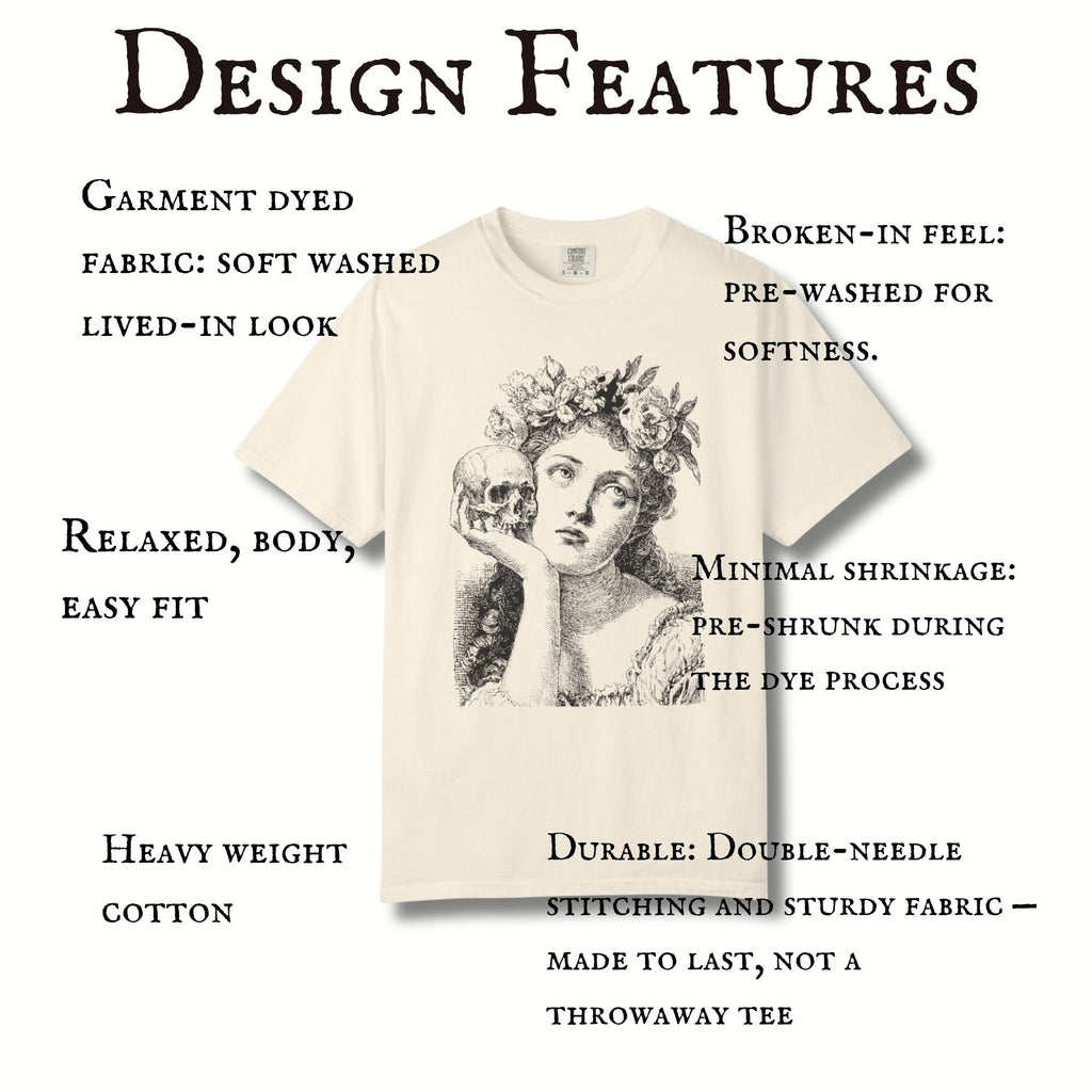Skull and Floral Tee