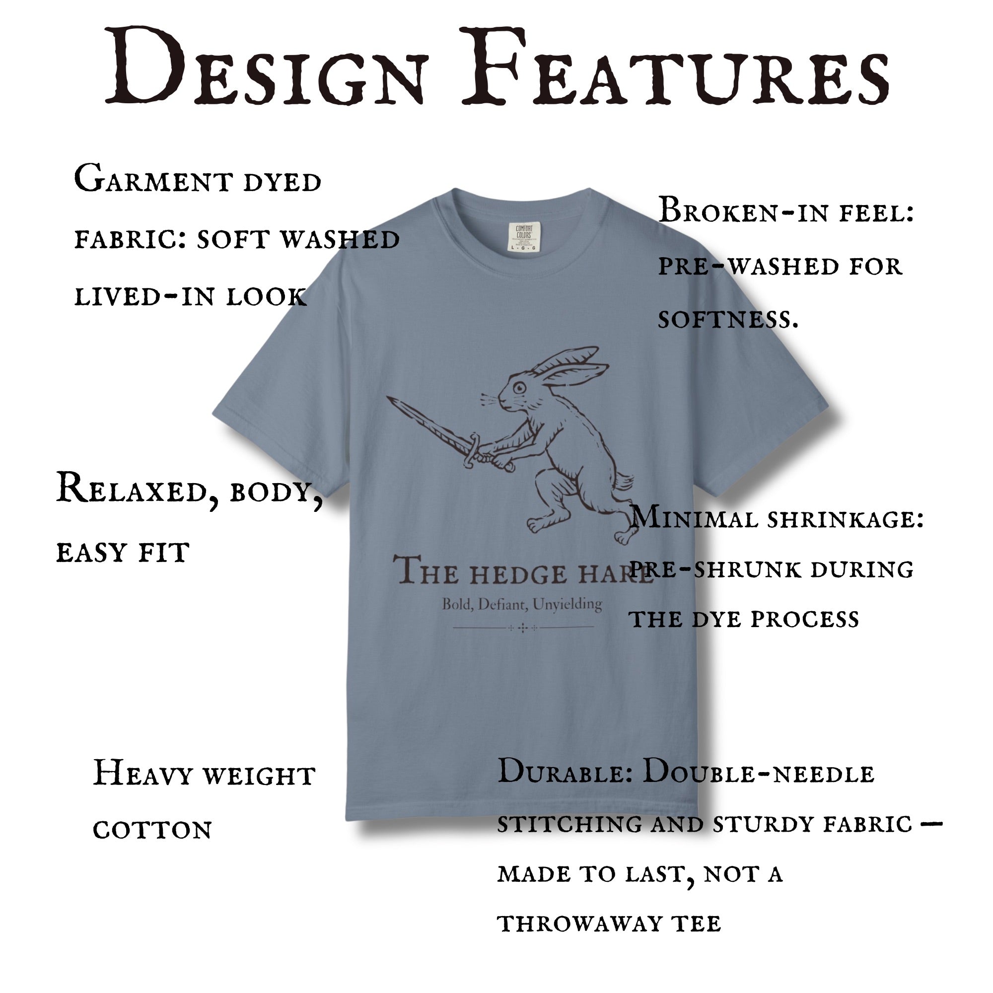 The Hedge Hare Bestiary Tee