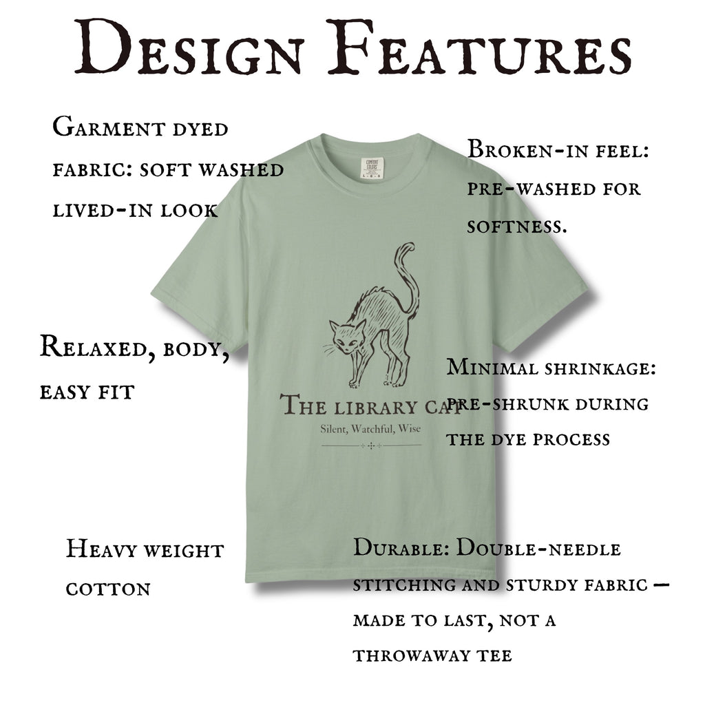 The Library Cat Bestiary Tee