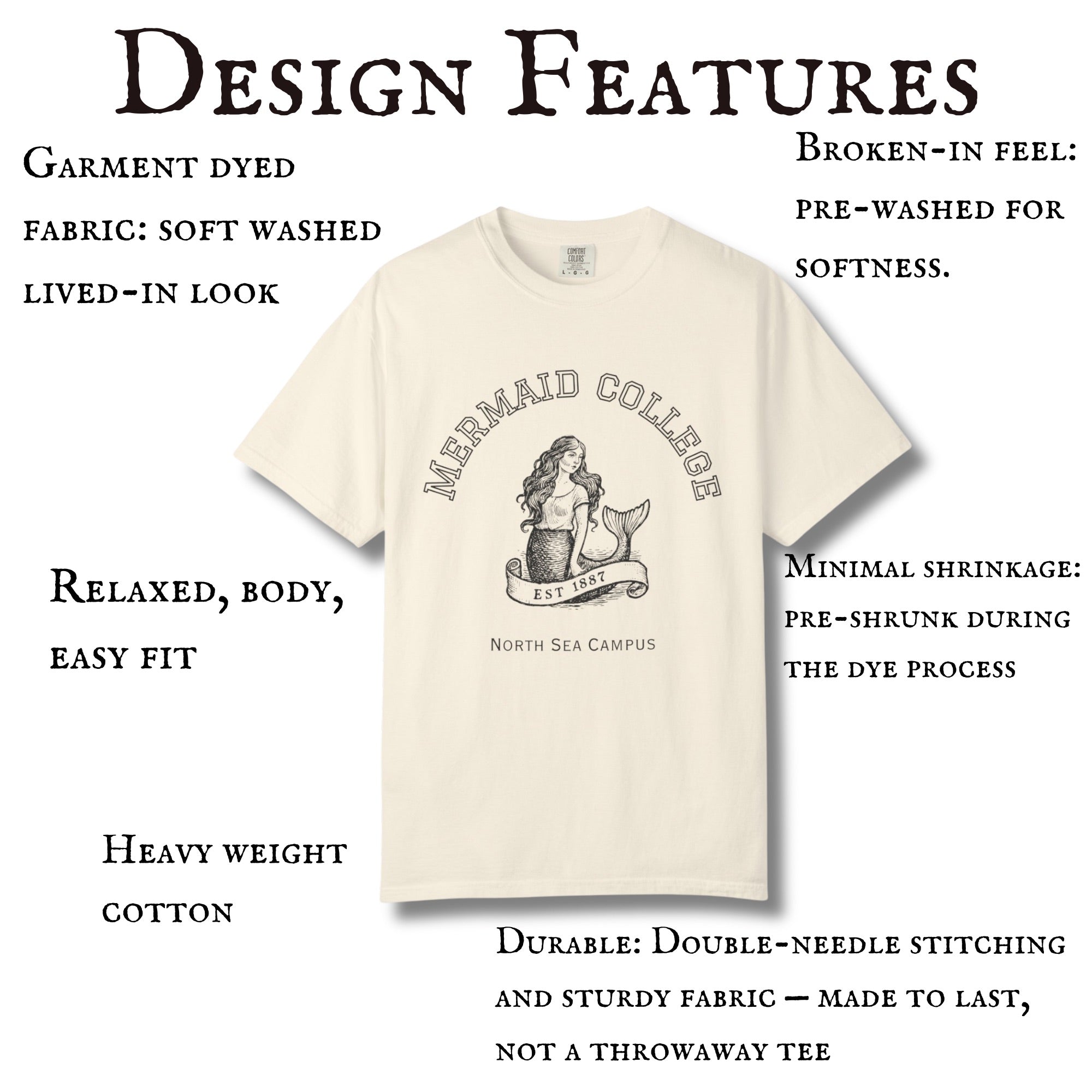 Mermaid Varsity Tee