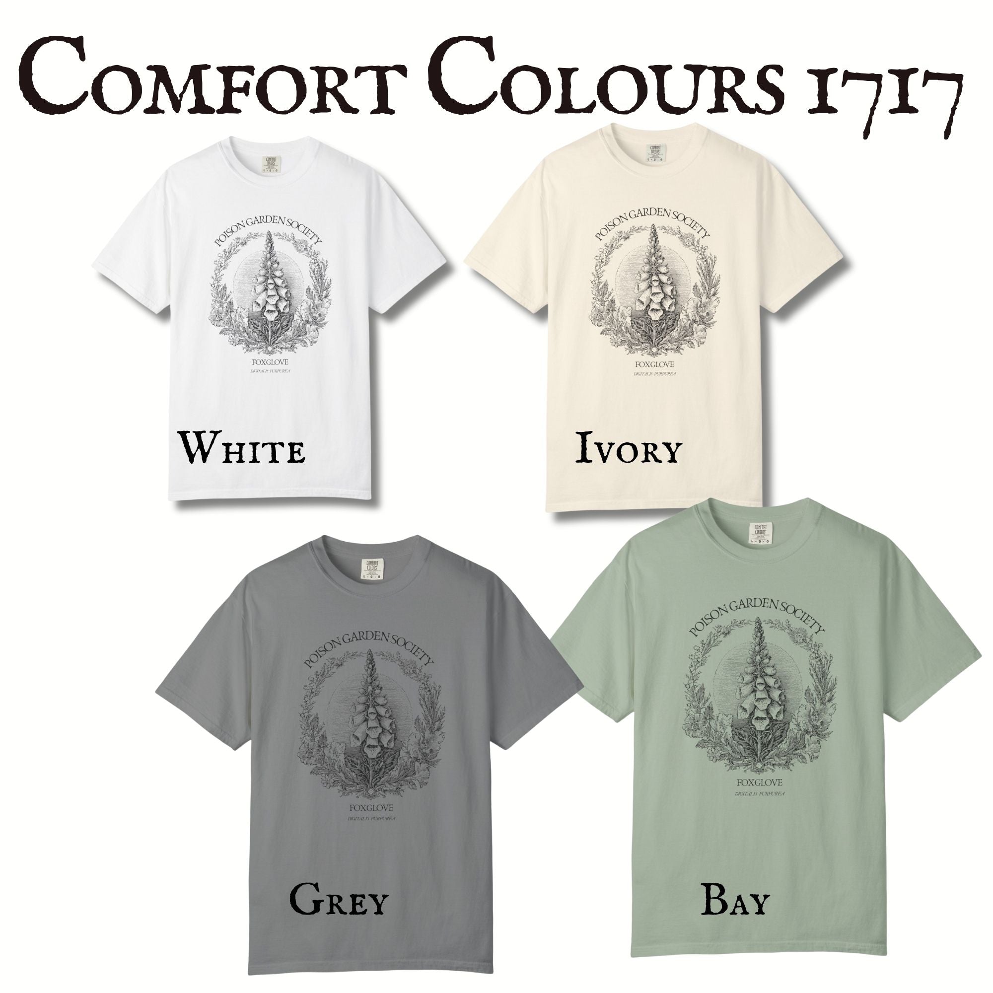 Foxglove Poison Garden Society Tee